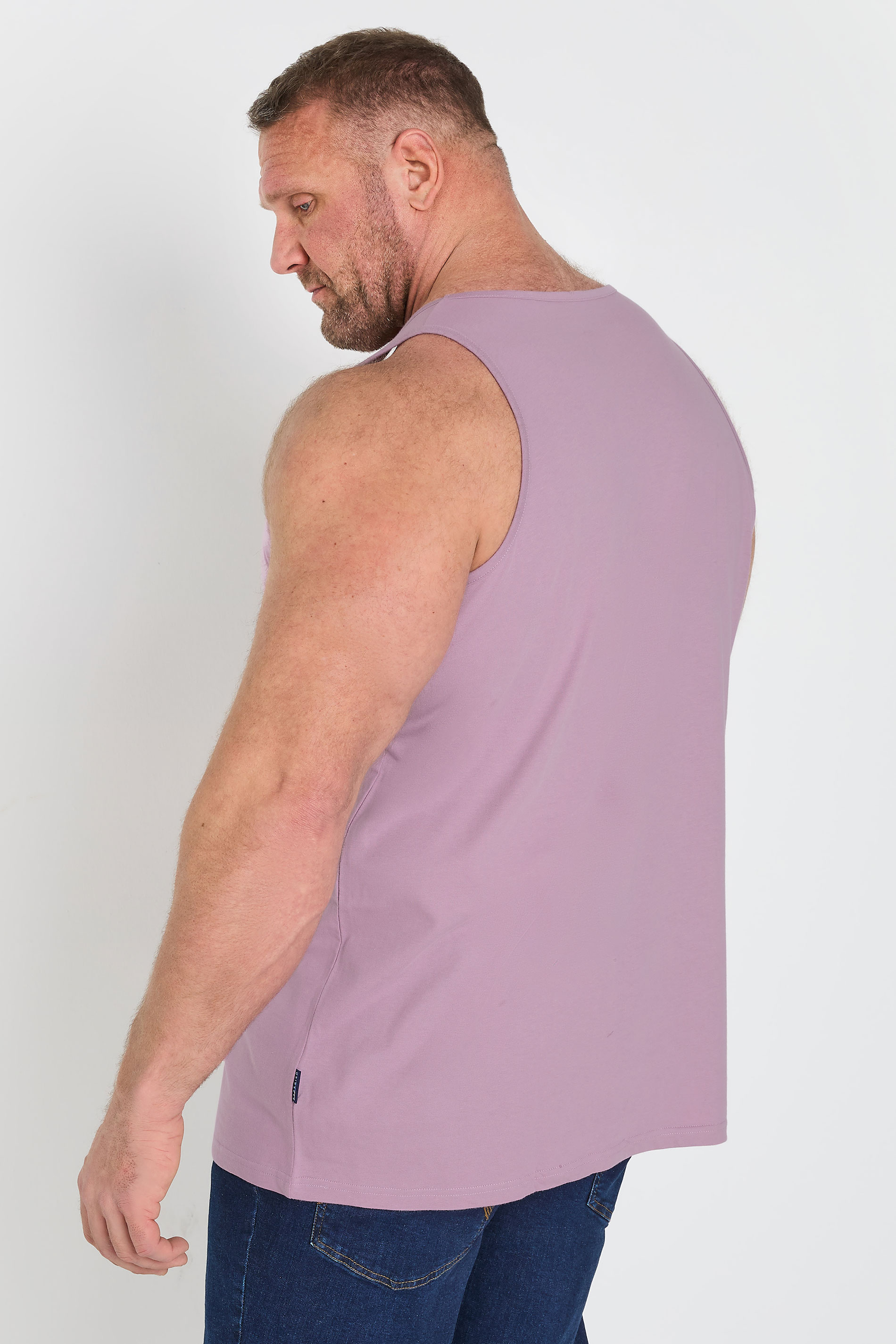 BadRhino Big & Tall Purple/ Blue/ Teal Green 3 Pack Vests | BadRhino 5