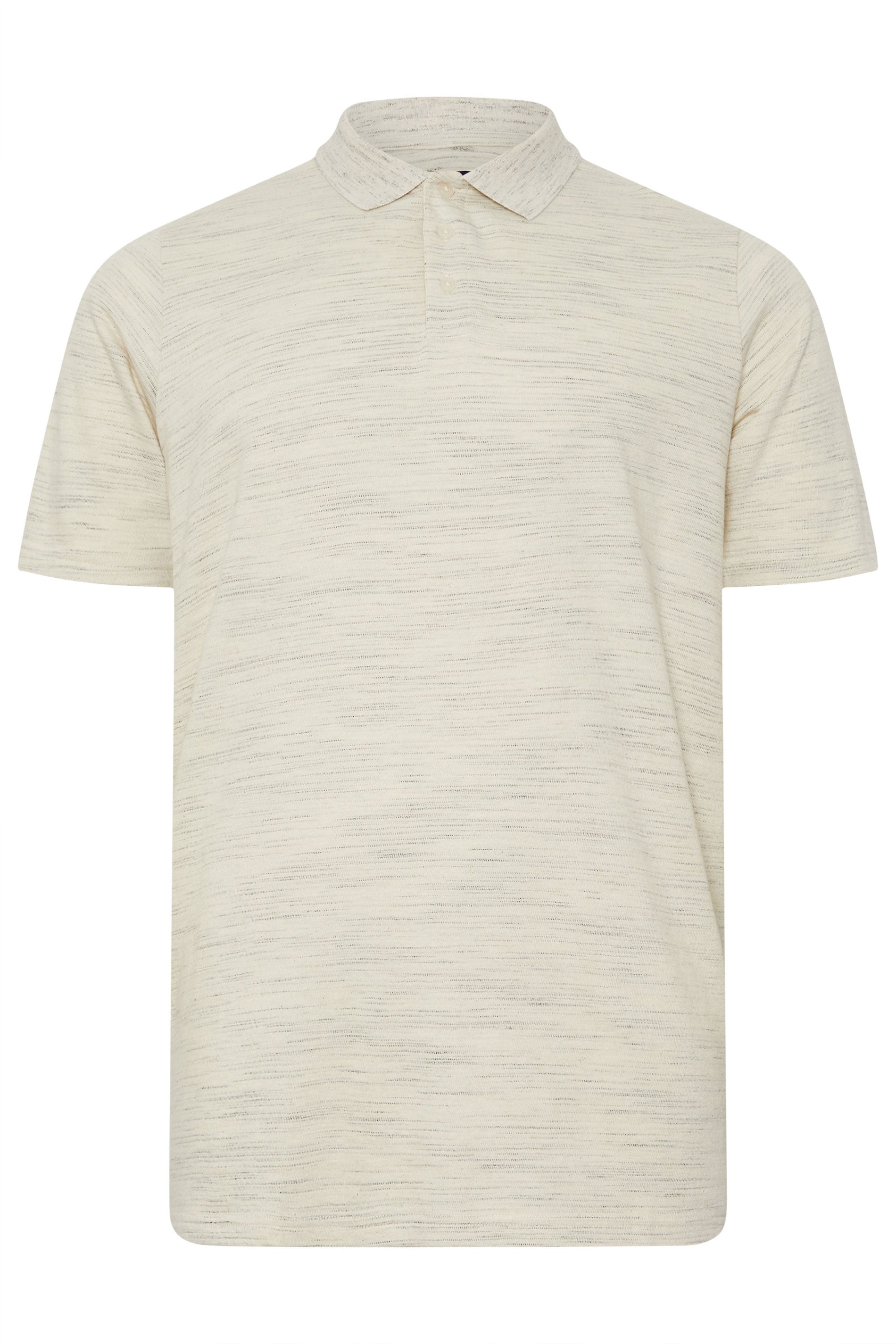 BadRhino Big & Tall Cream Marl Polo Shirt | BadRhino 7