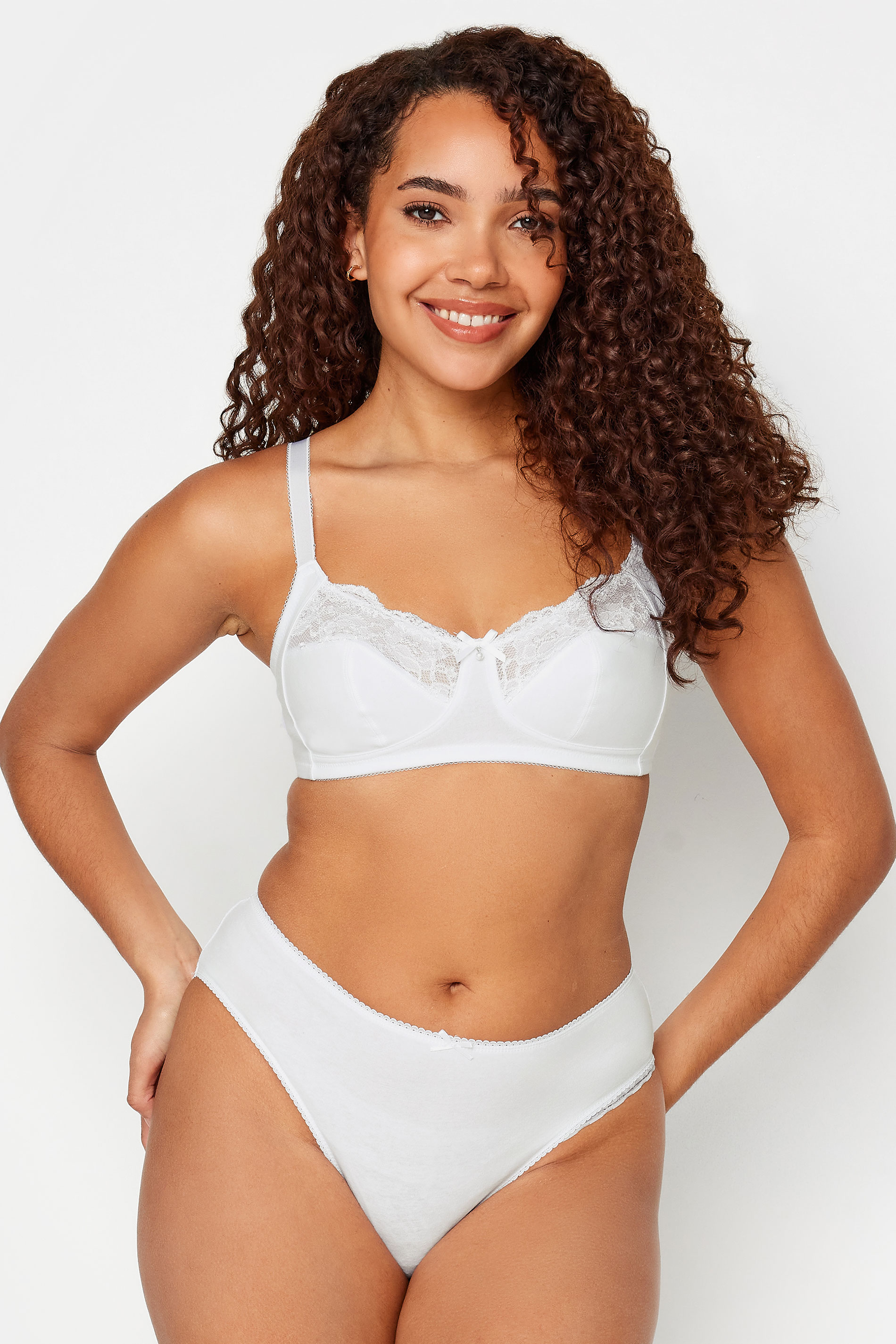 M&Co 2 PACK Non Wired Lace Trim Bra | M&Co 5