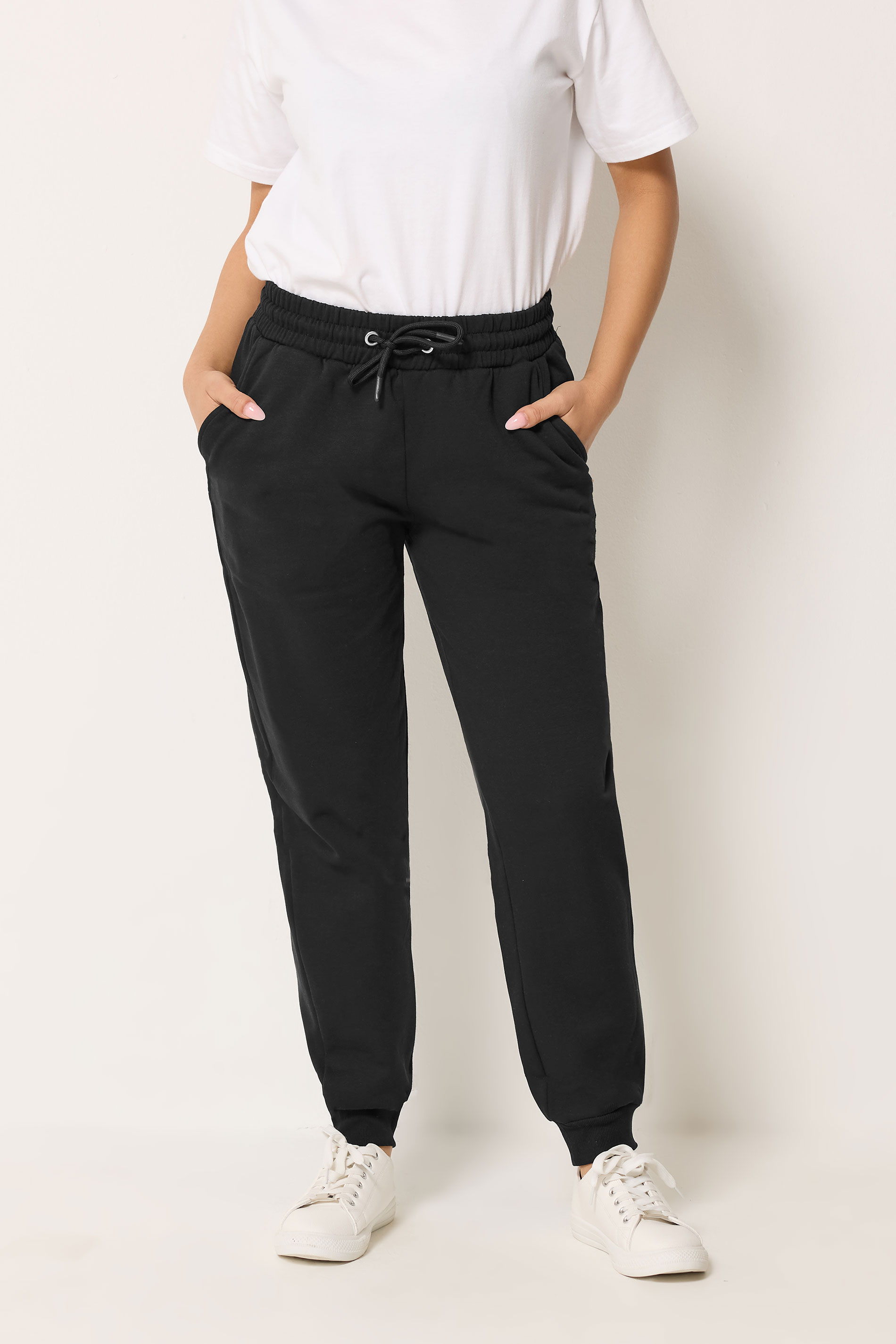 M&Co Petite 2 PACK Black Cuffed Joggers | M&Co 2