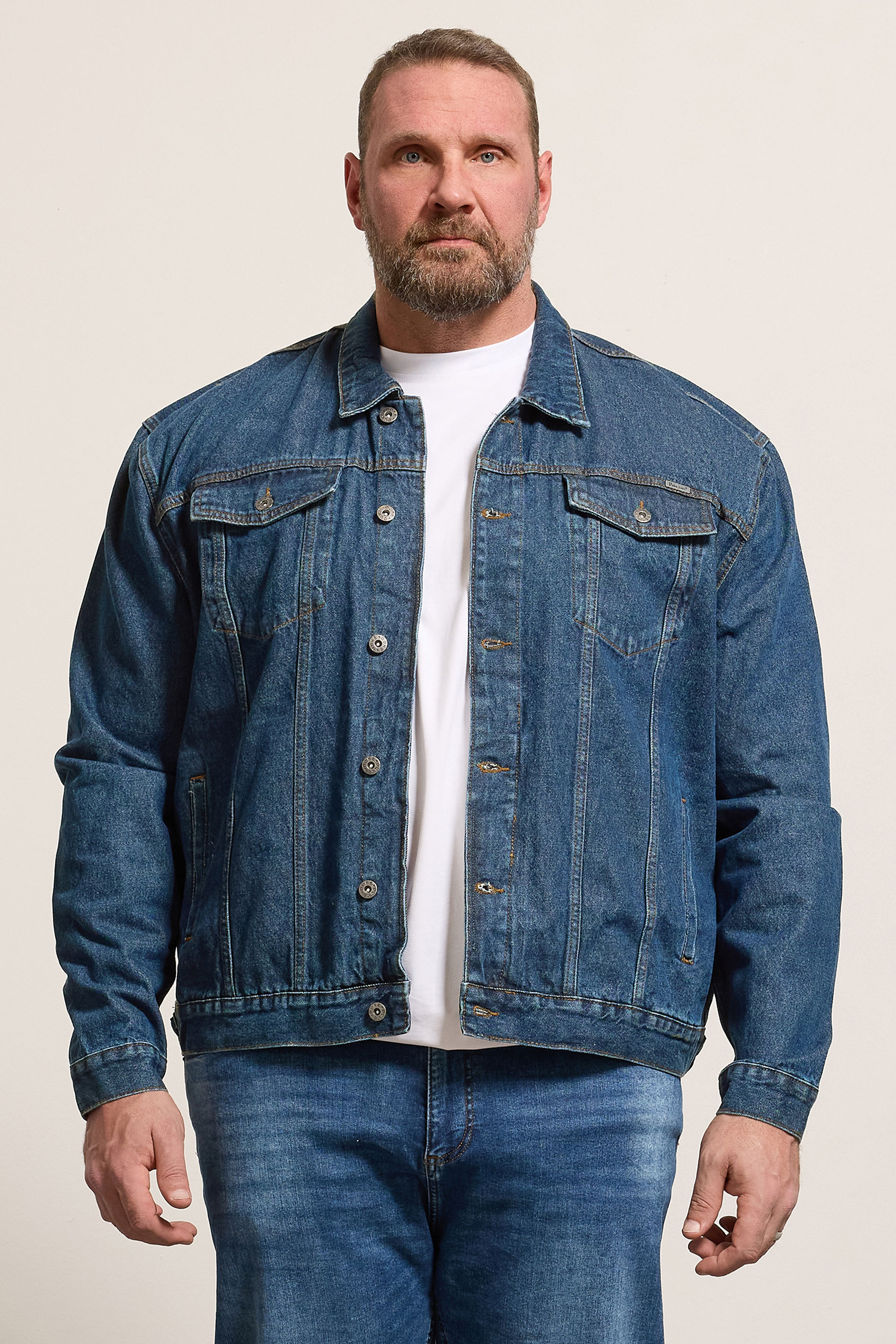D555 Blue Denim Jacket | BadRhino 3