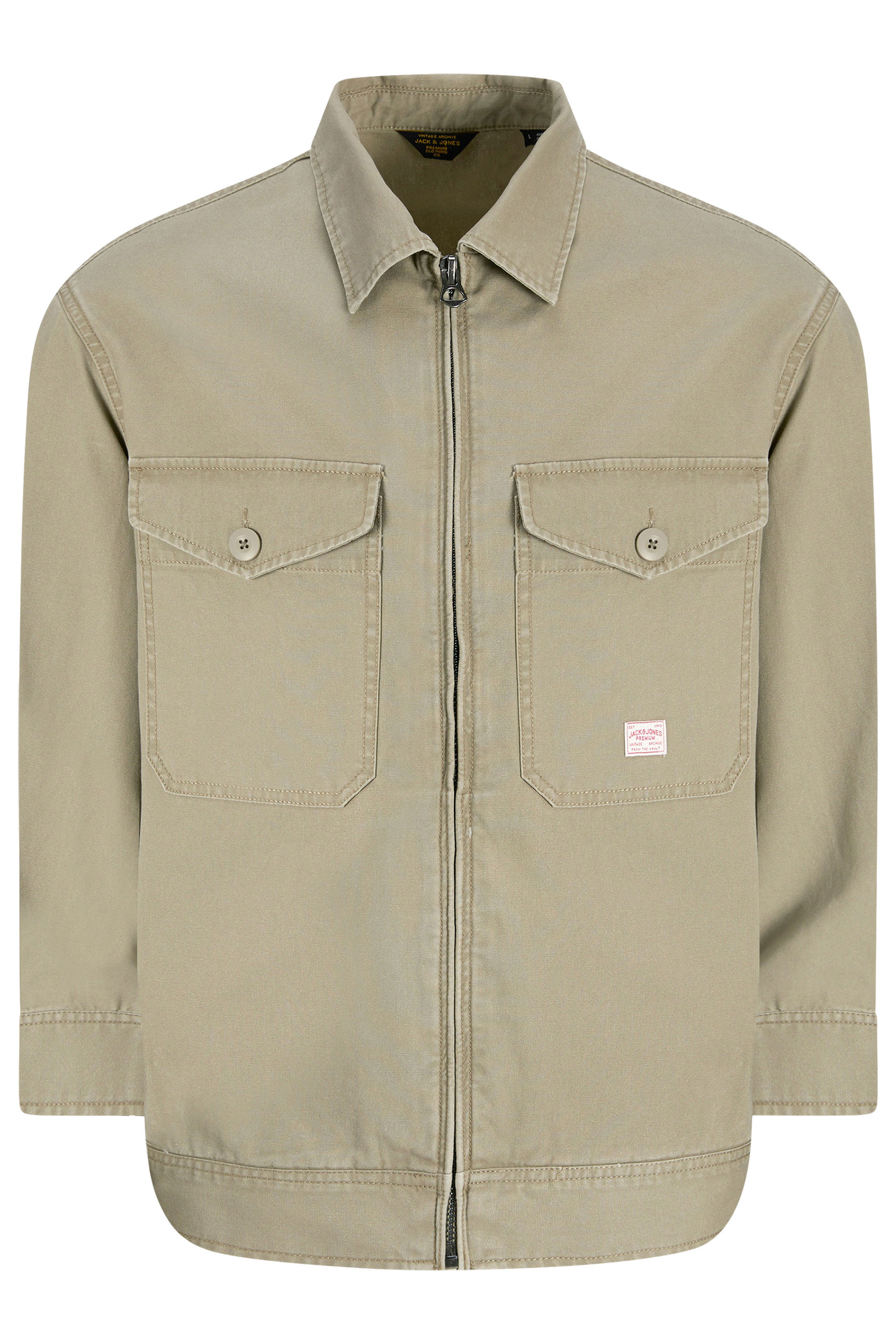 JACK & JONES Big & Tall Coriander Green Jacket | BadRhino 2