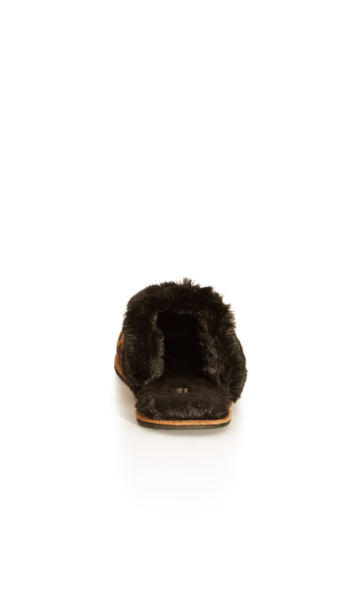 Extra Wide Fit Cheetah Slipper Neutral 2