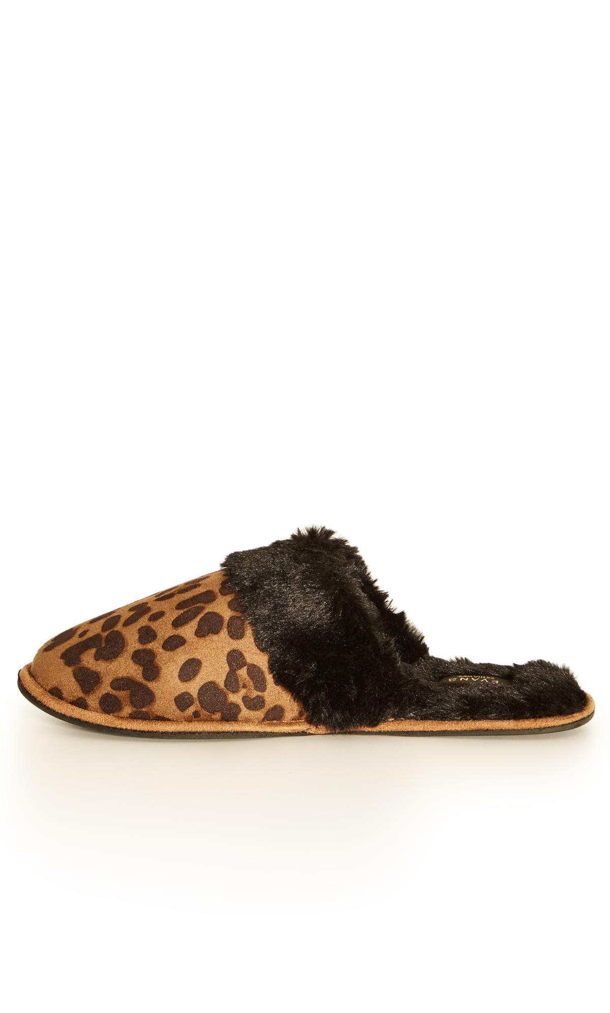 Extra Wide Fit Cheetah Slipper Neutral 4