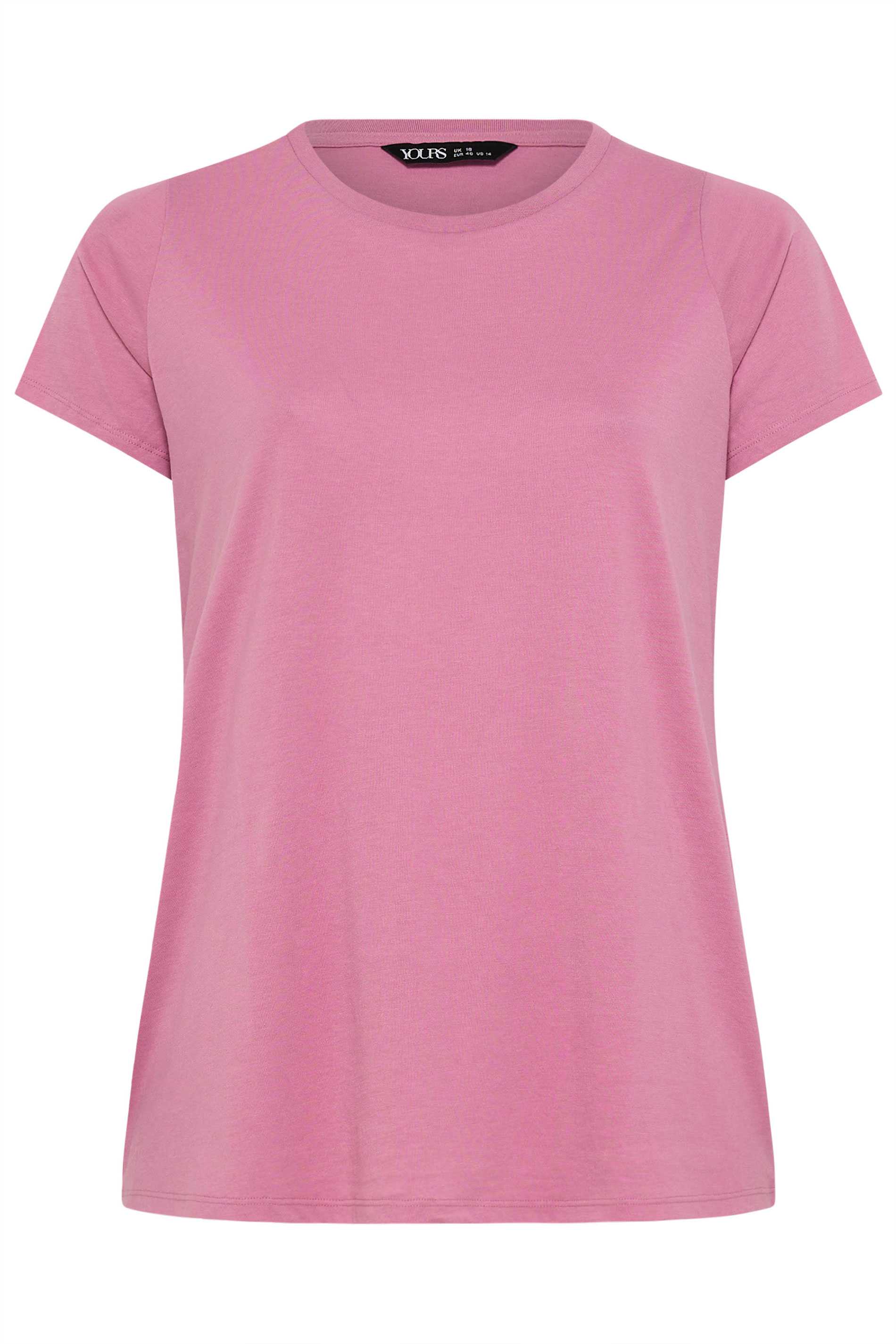 YOURS Plus Size 3 PACK Pink & Green Core T-Shirts | Yours Clothing 11