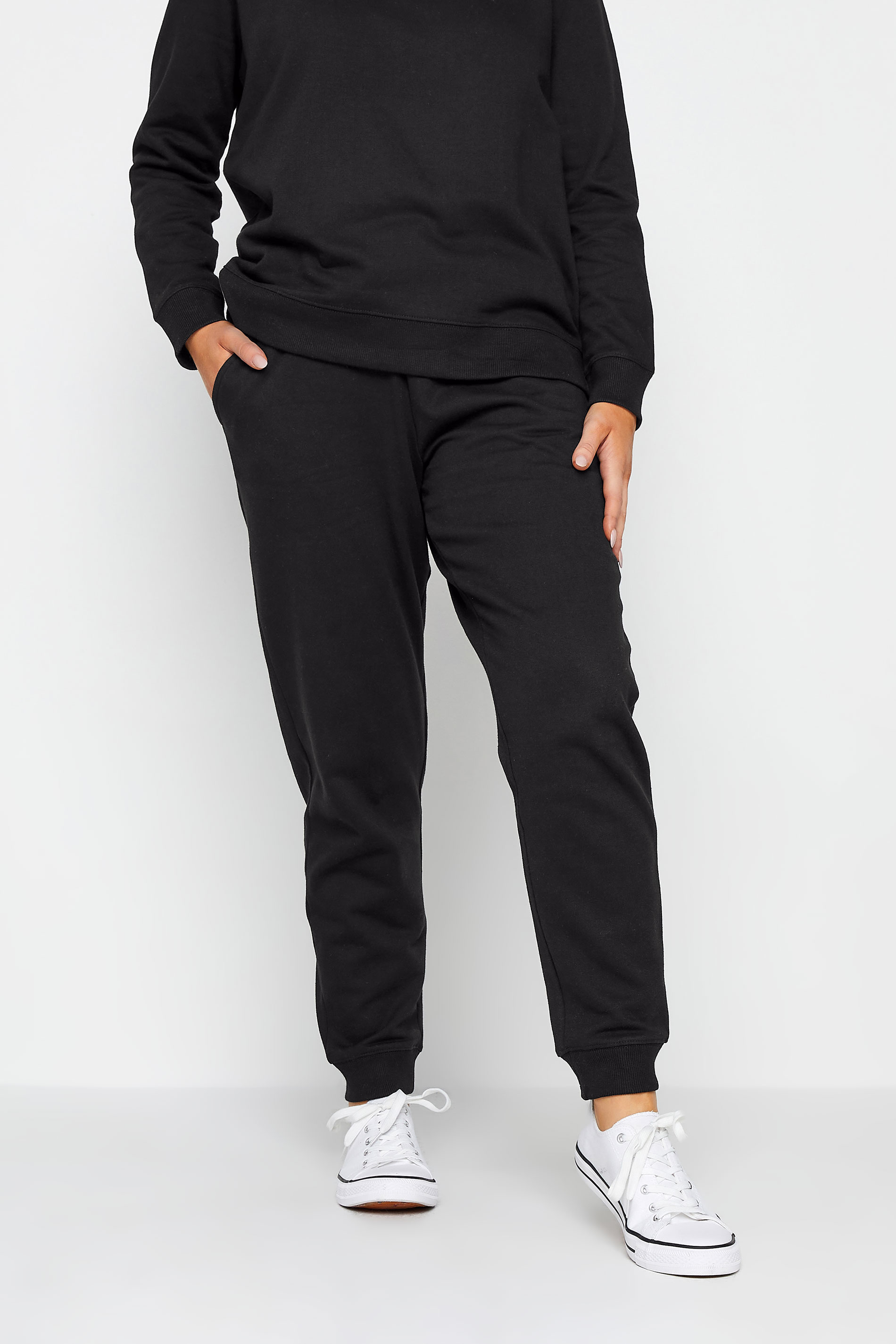 M&Co Black Essential Soft Touch Lounge Joggers | M&Co 1
