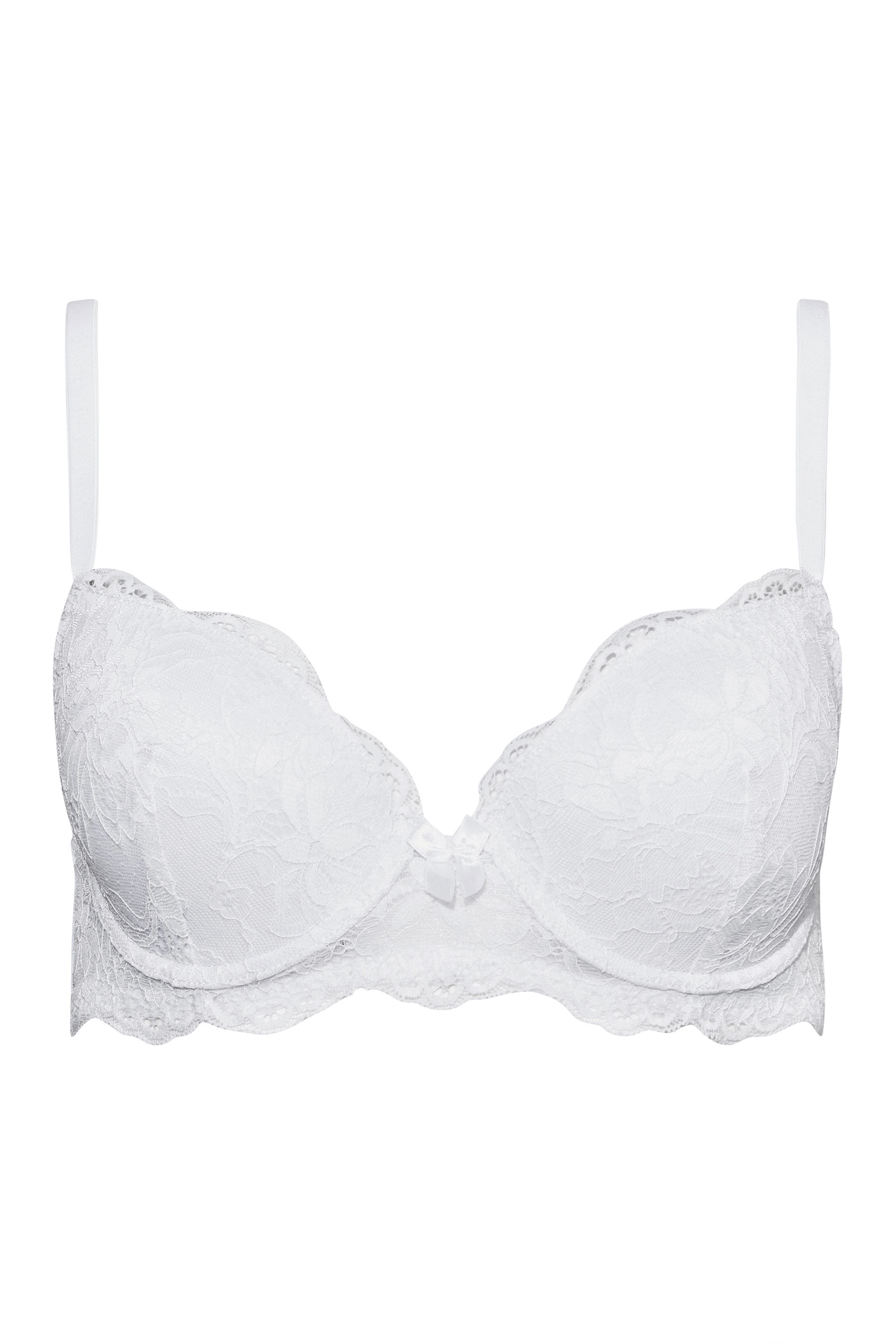 LTS Tall Women's 2 Pack Black & White Lace T-Shirt Bras | Long Tall Sally 12