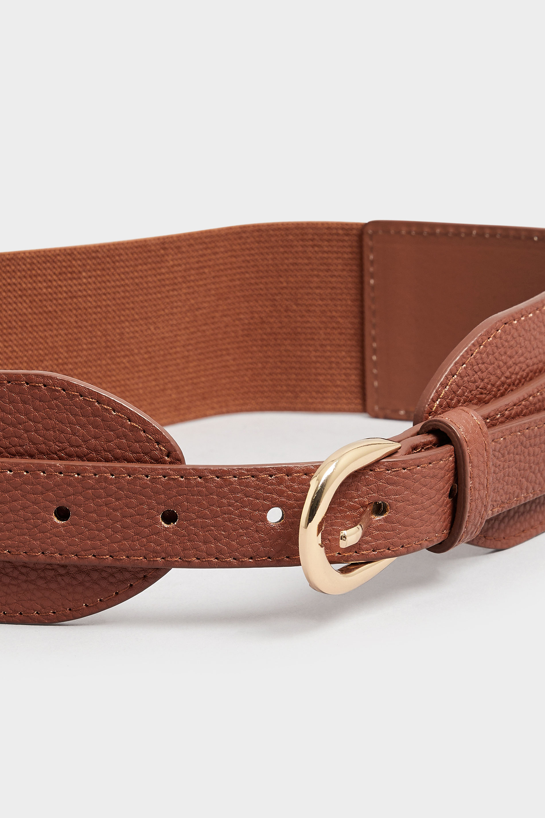 Tan Brown Wide Belt | Yours Clothing 3