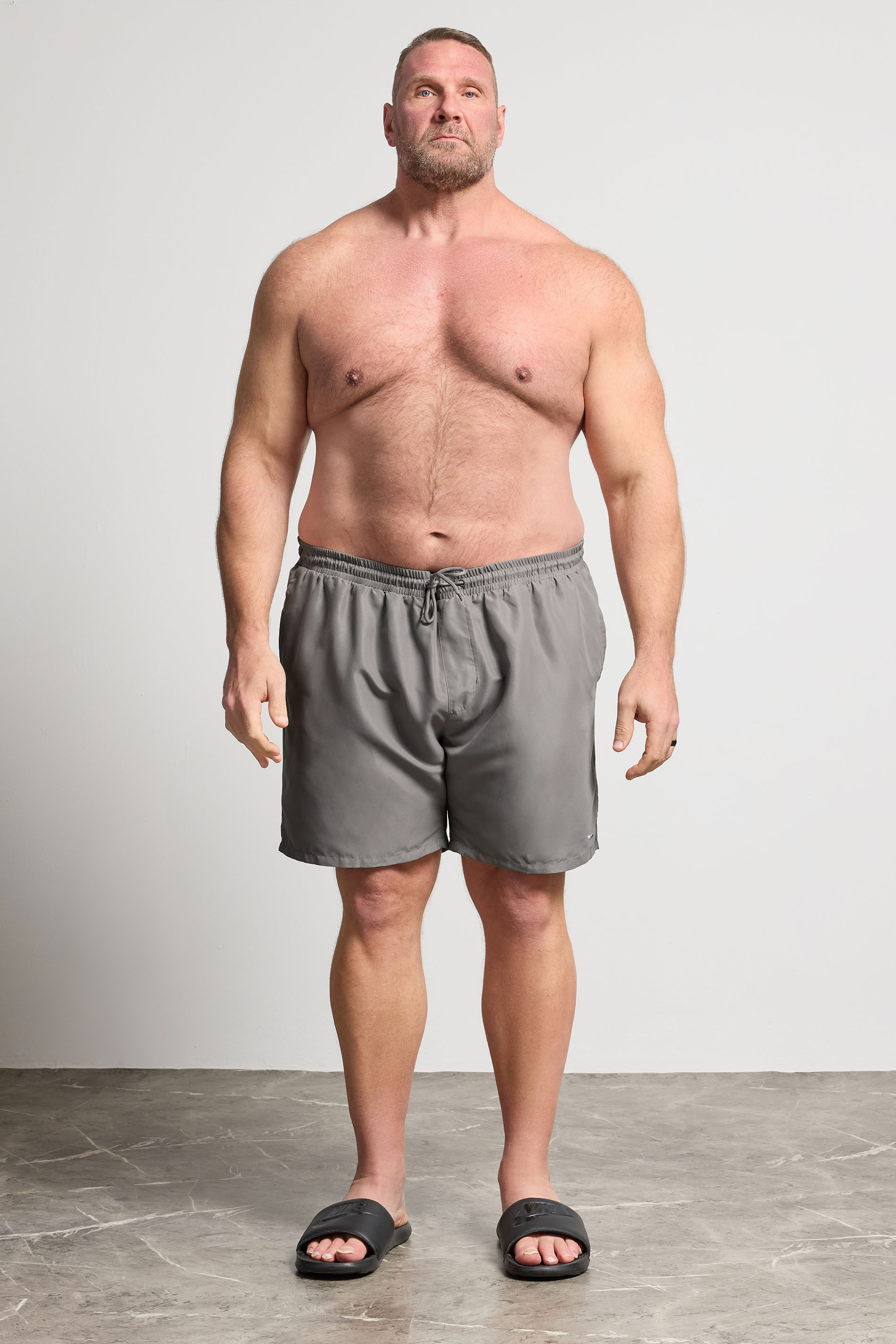 BadRhino Big & Tall Grey Swim Shorts | BadRhino 2
