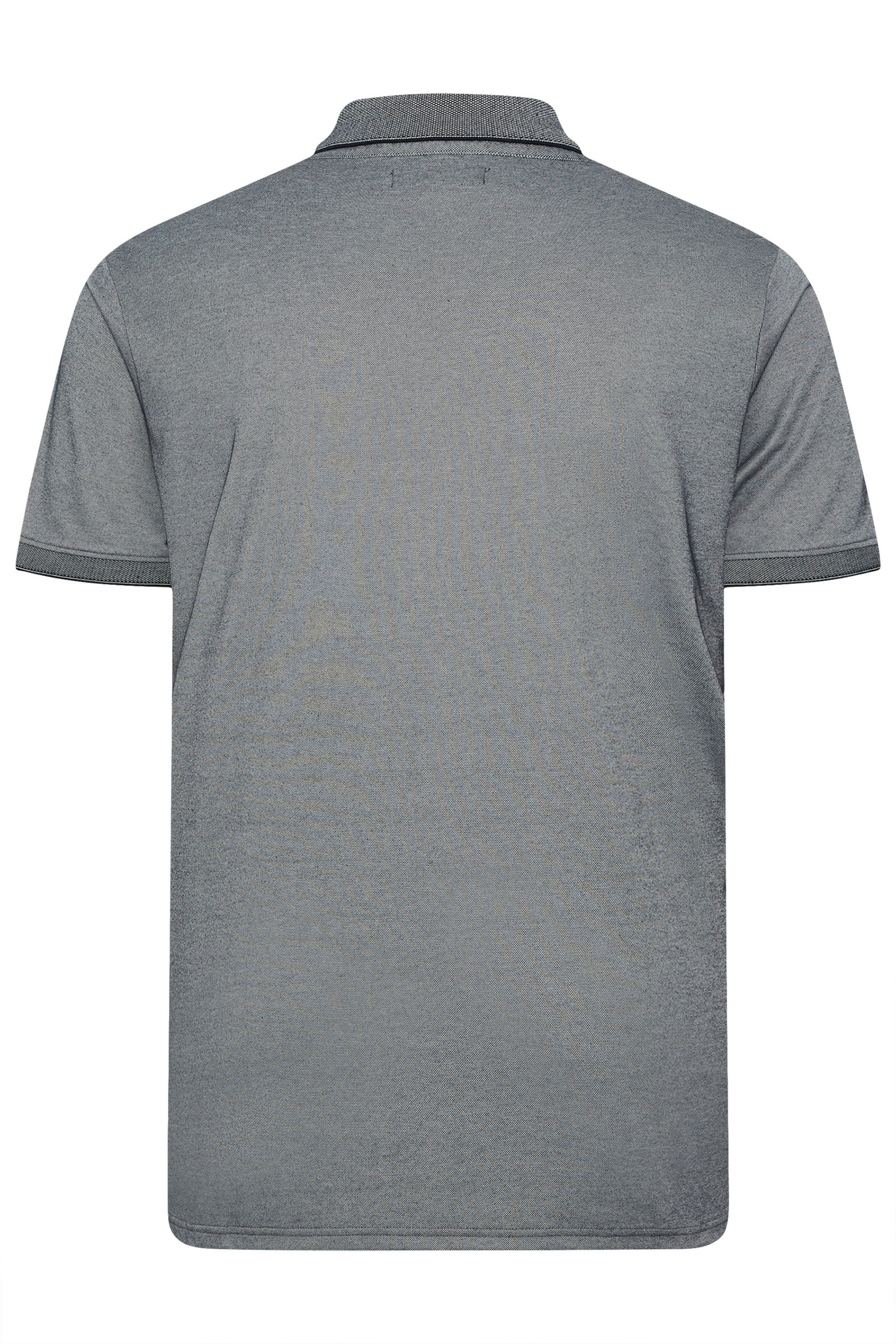BadRhino Big & Tall Navy Blue Textured Polo Shirt | BadRhino 6