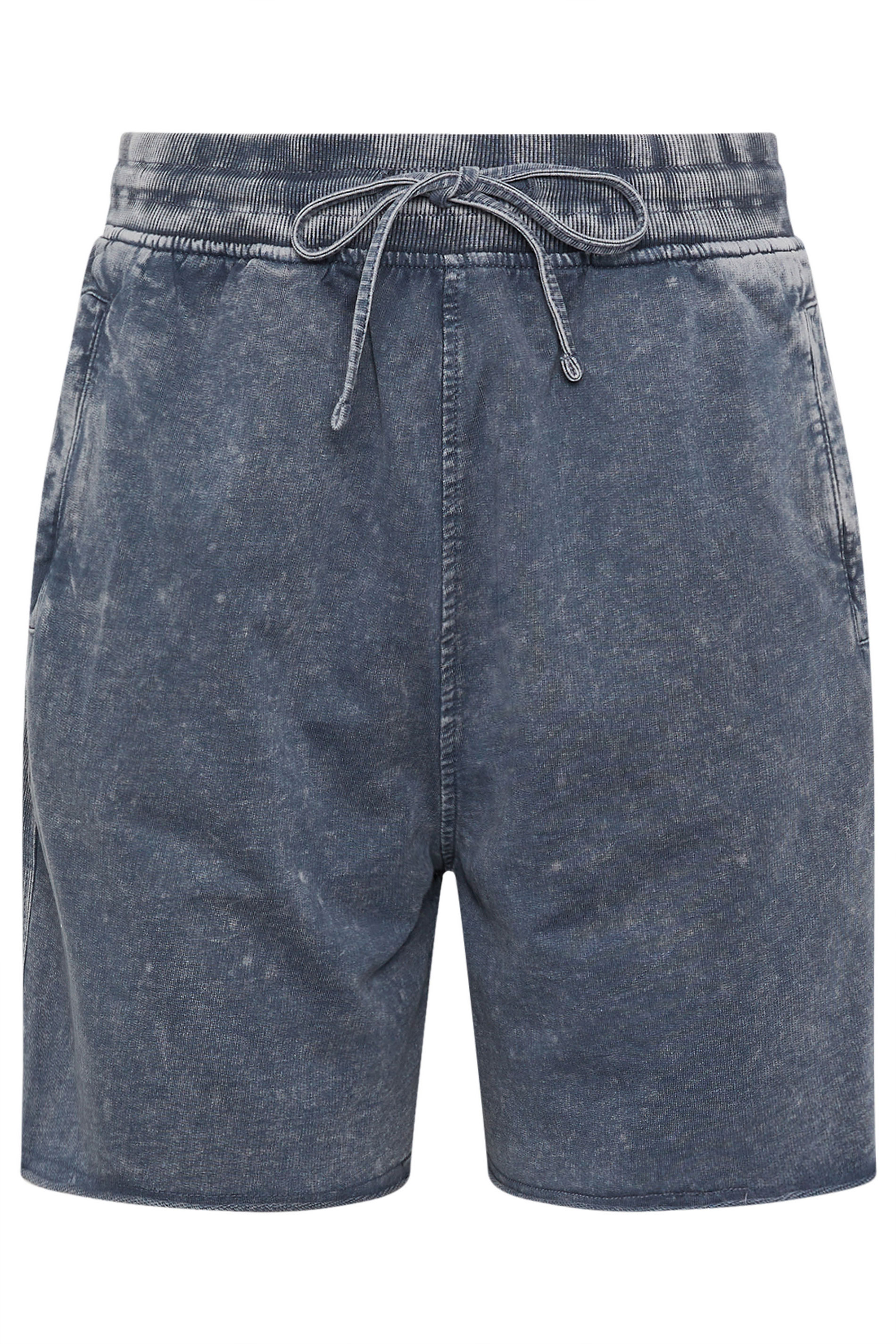 LTS Tall Women's Navy Blue Acid Wash Shorts | Long Tall Sally 5