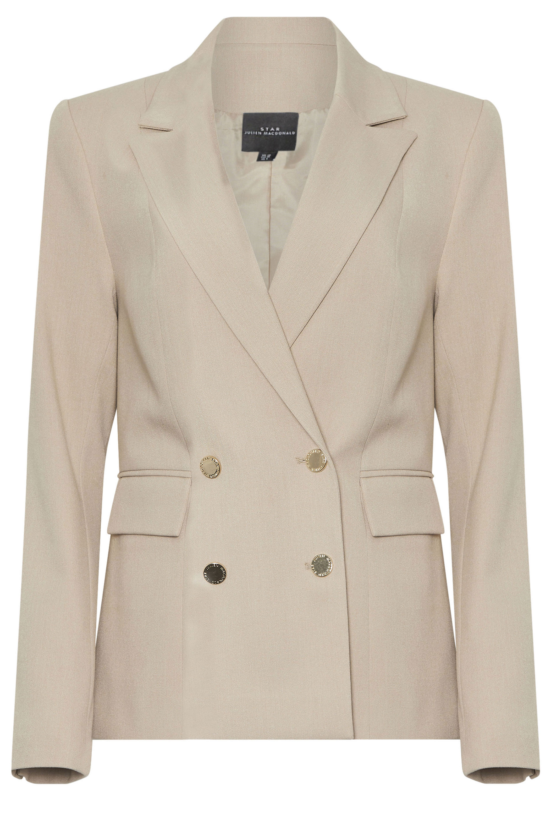 STAR Stone Brown Double Breasted Tailored Blazer | StarByJM 6
