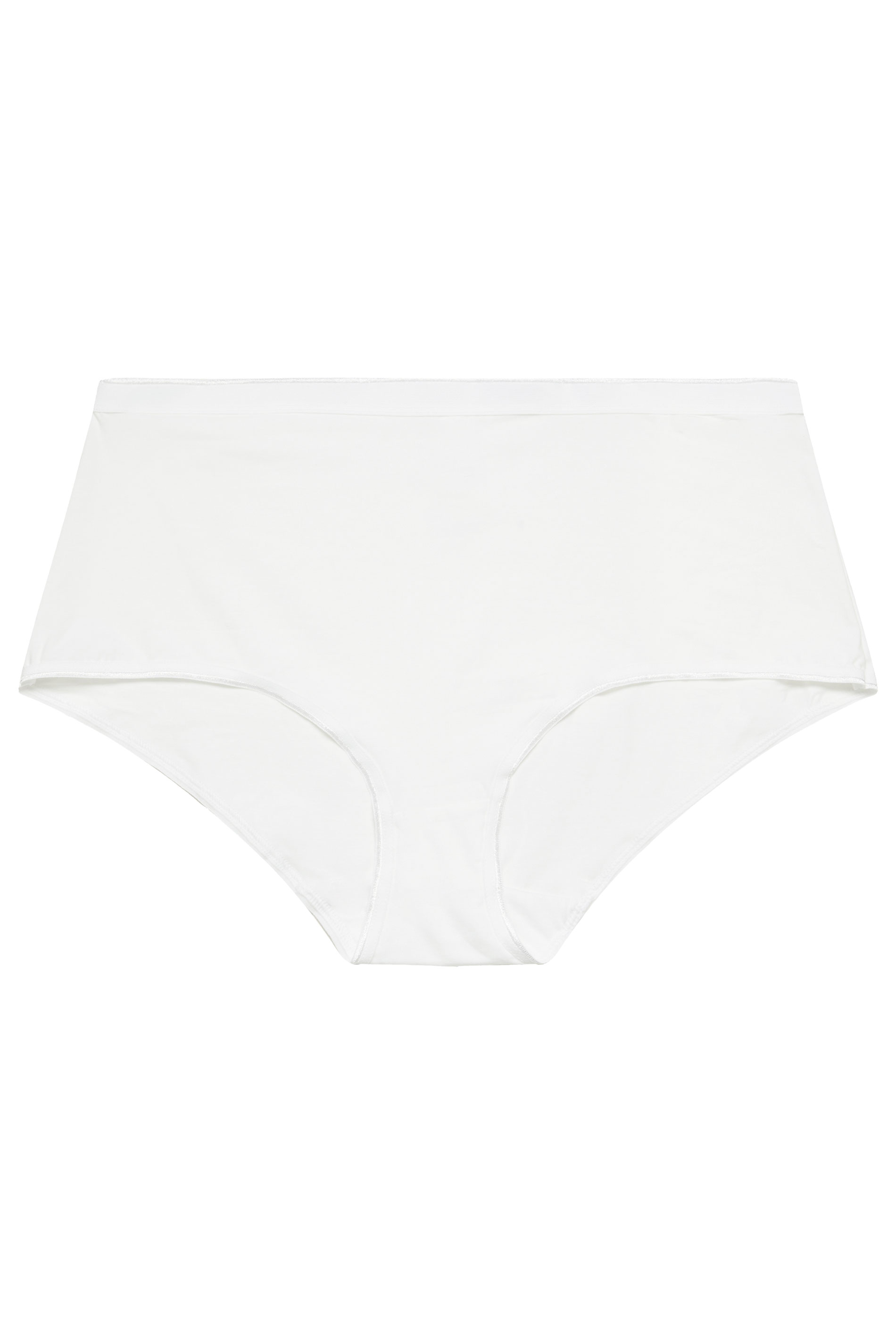 YOURSET 5 PACK Plus Size White Stretch Full Briefs | Yours Clothing  6