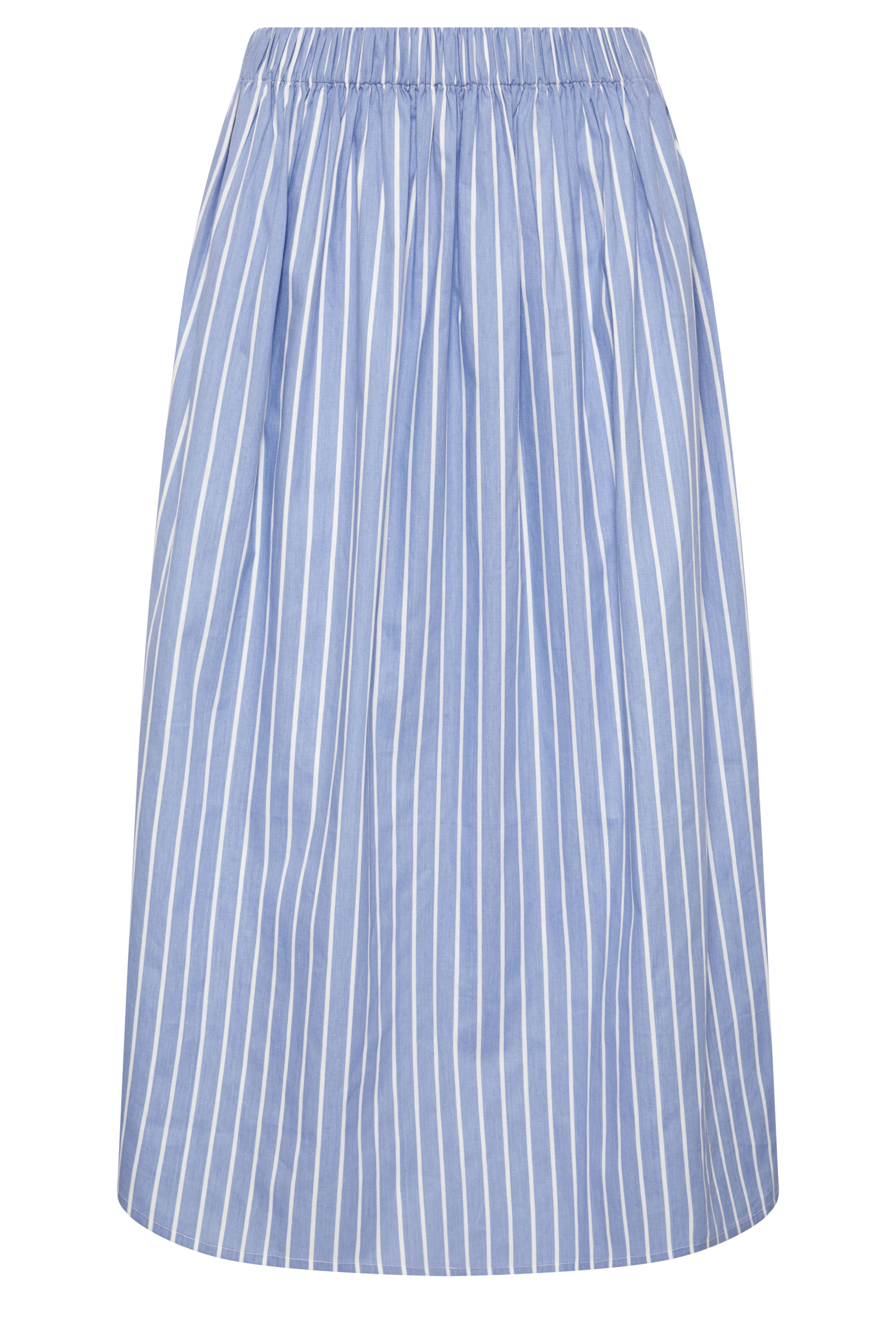 PixieGirl Petite Women's Blue Stripe Maxi Skirt | PixieGirl  5