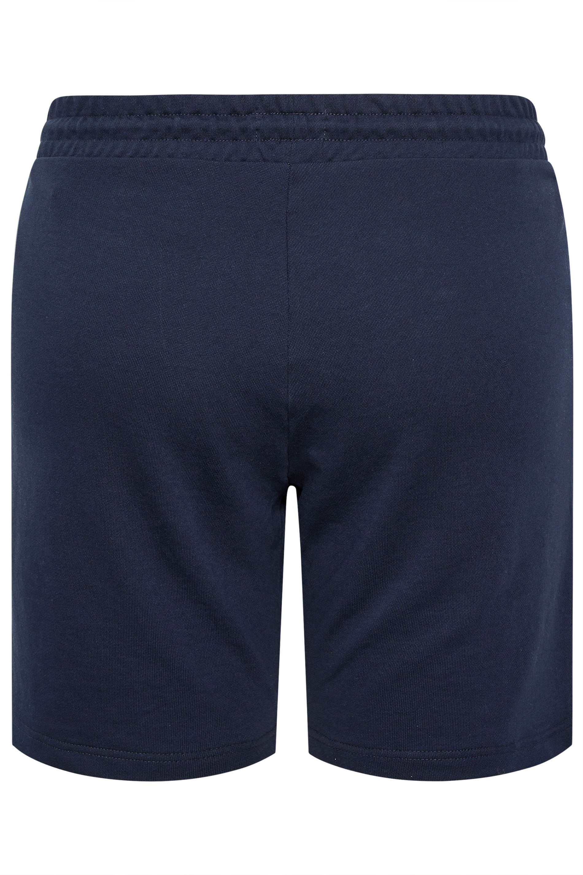JACK & JONES Big & Tall Navy Blazer Blue Jogger Sweat Shorts | BadRhino 4