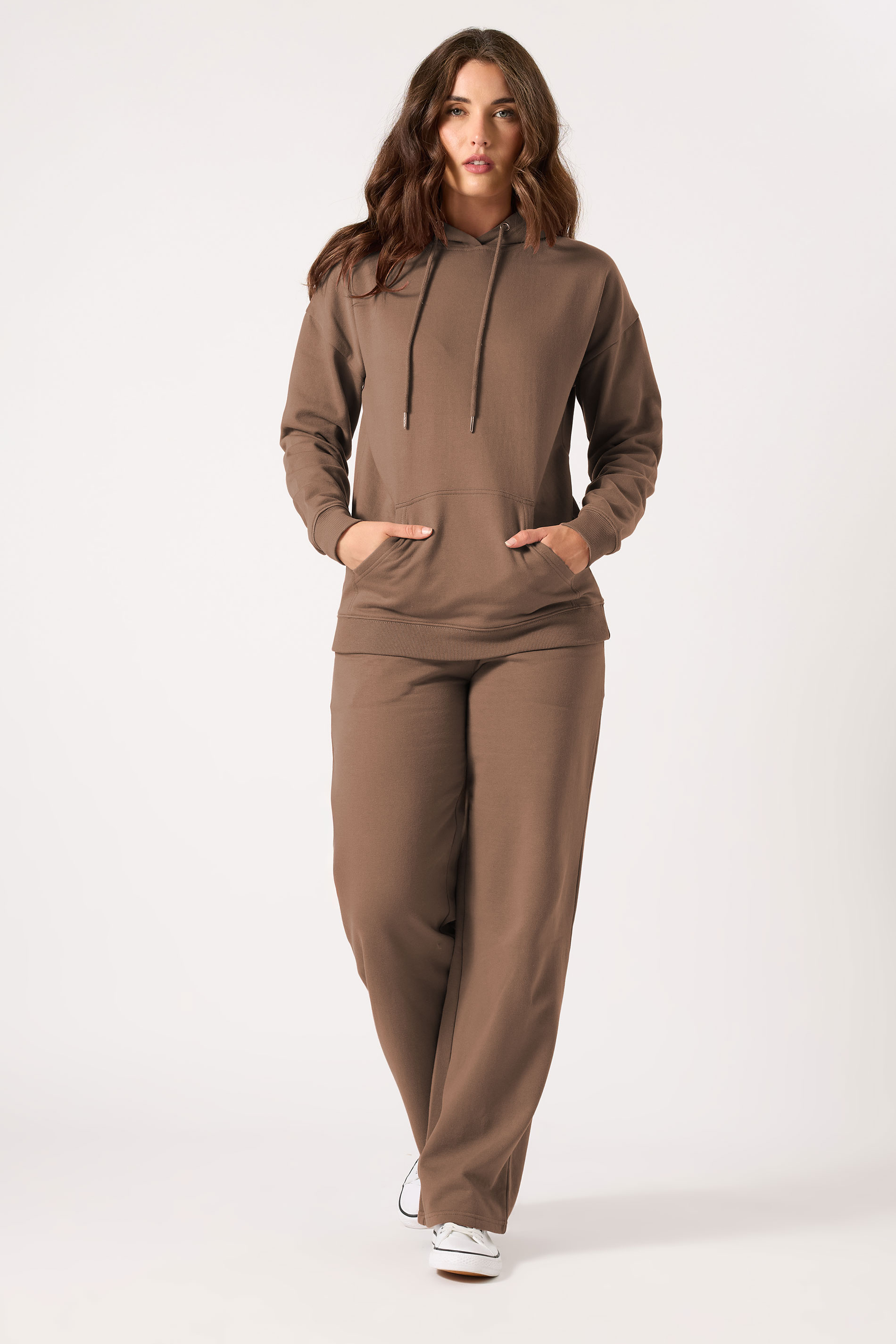 LTS Tall Women's Brown Wide Leg Jogger | Long Tall Sally 1