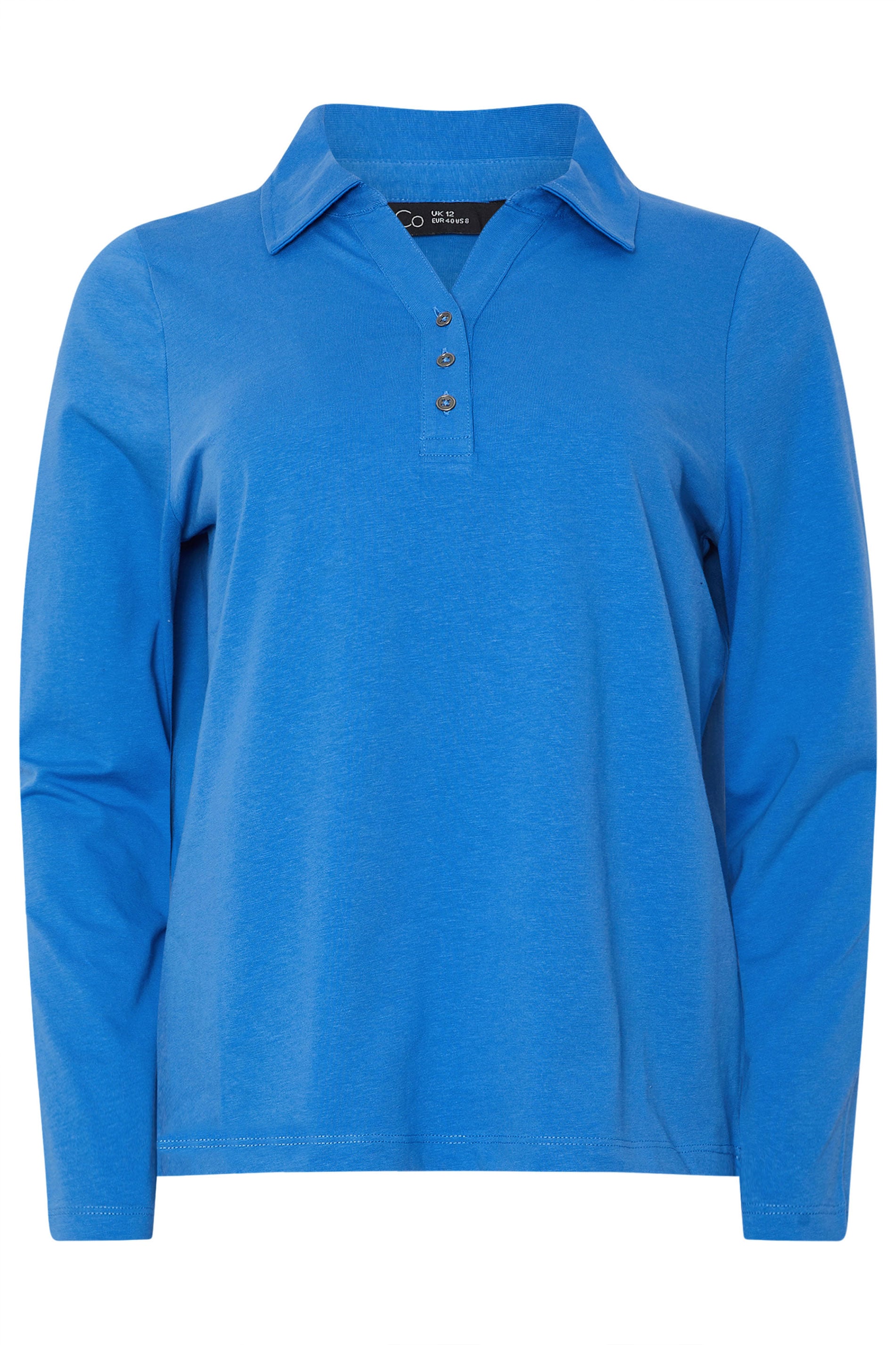 M&Co Blue Cotton Polo Shirt | M&Co 5