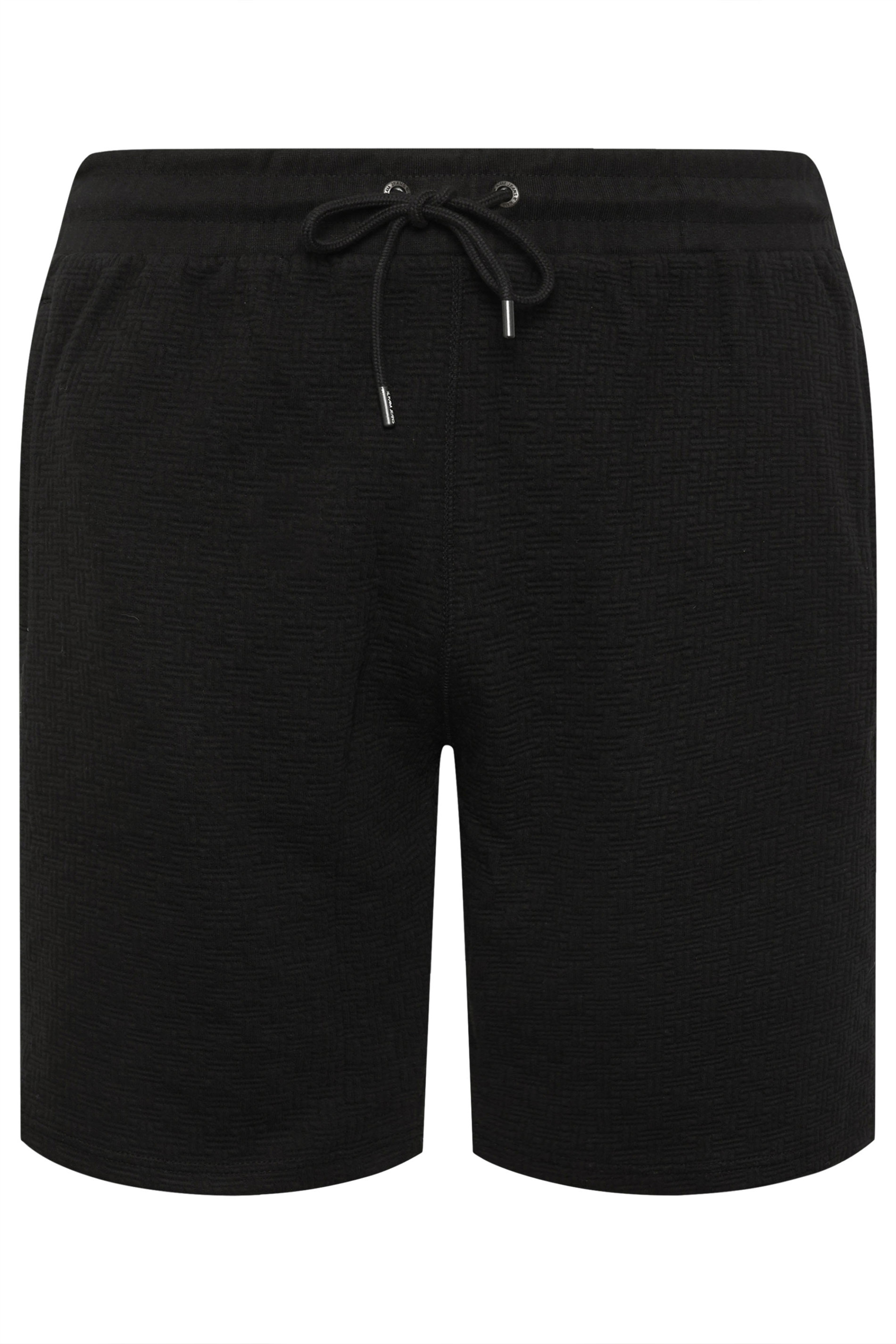 KAM Big & Tall Black Interlock Shorts | BadRhino 2
