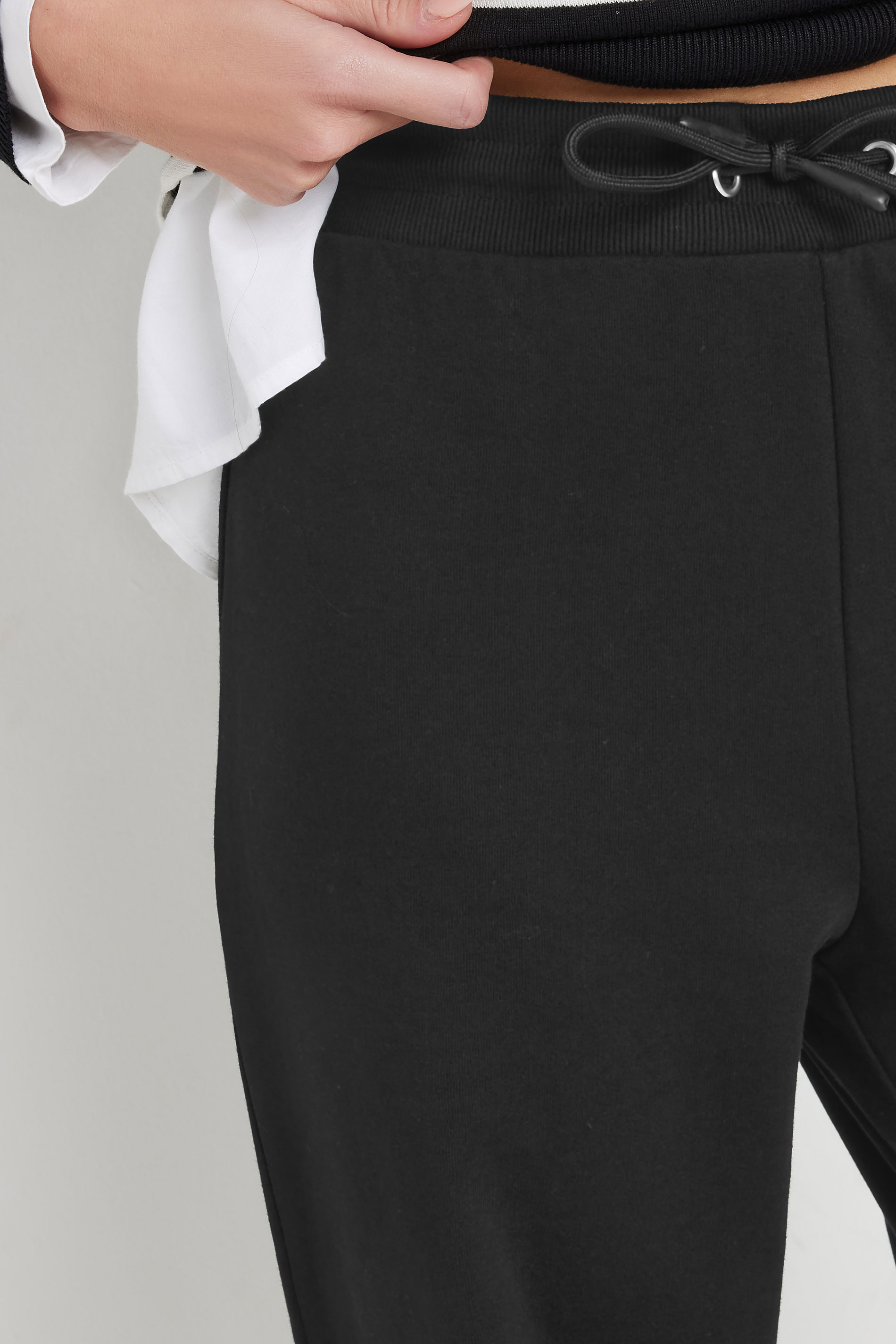 M&Co Black Wide Leg Joggers | M&Co 4