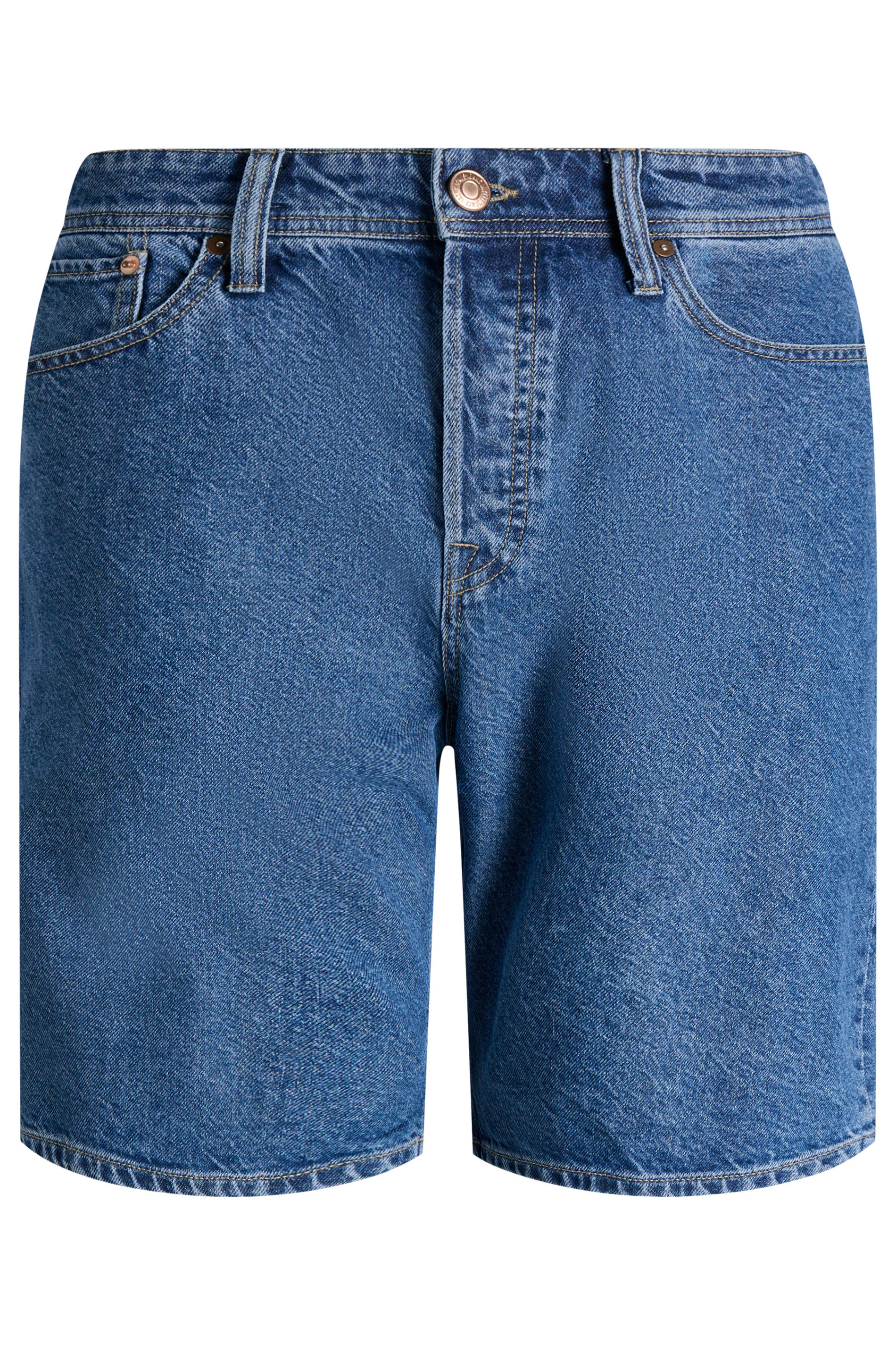 JACK & JONES Big & Tall Blue Denim Shorts | BadRhino 2