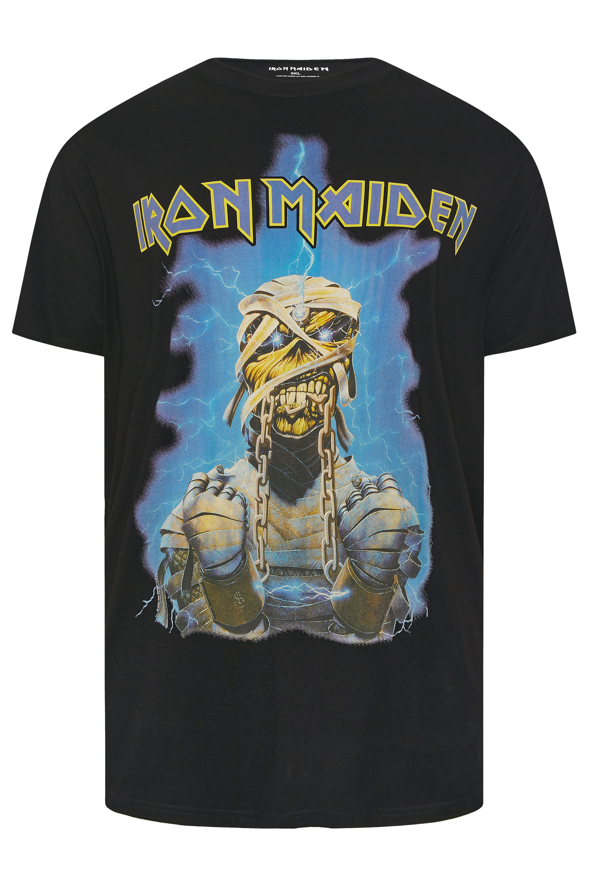 BadRhino Big & Tall Black & Blue Iron Maiden Graphic T-Shirt | BadRhino 5
