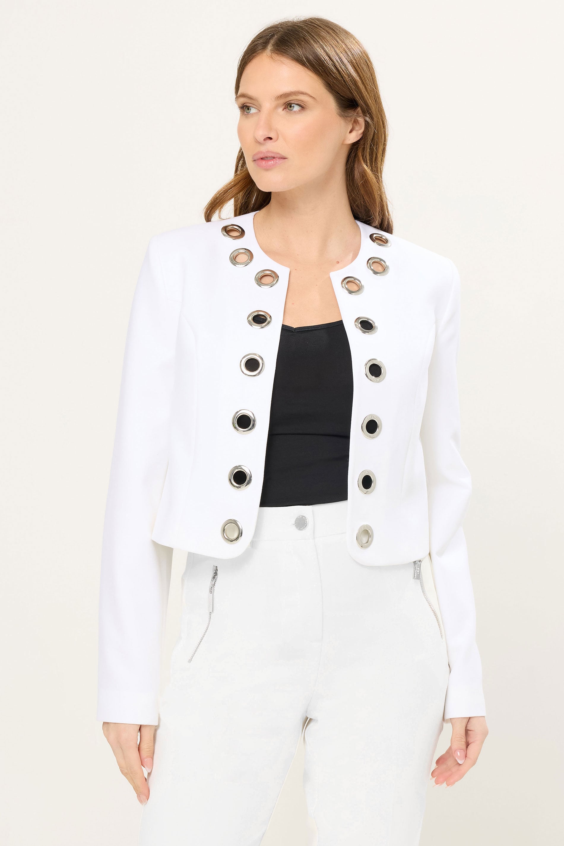 STAR Ivory White Eyelet Jacket | StarByJM 3