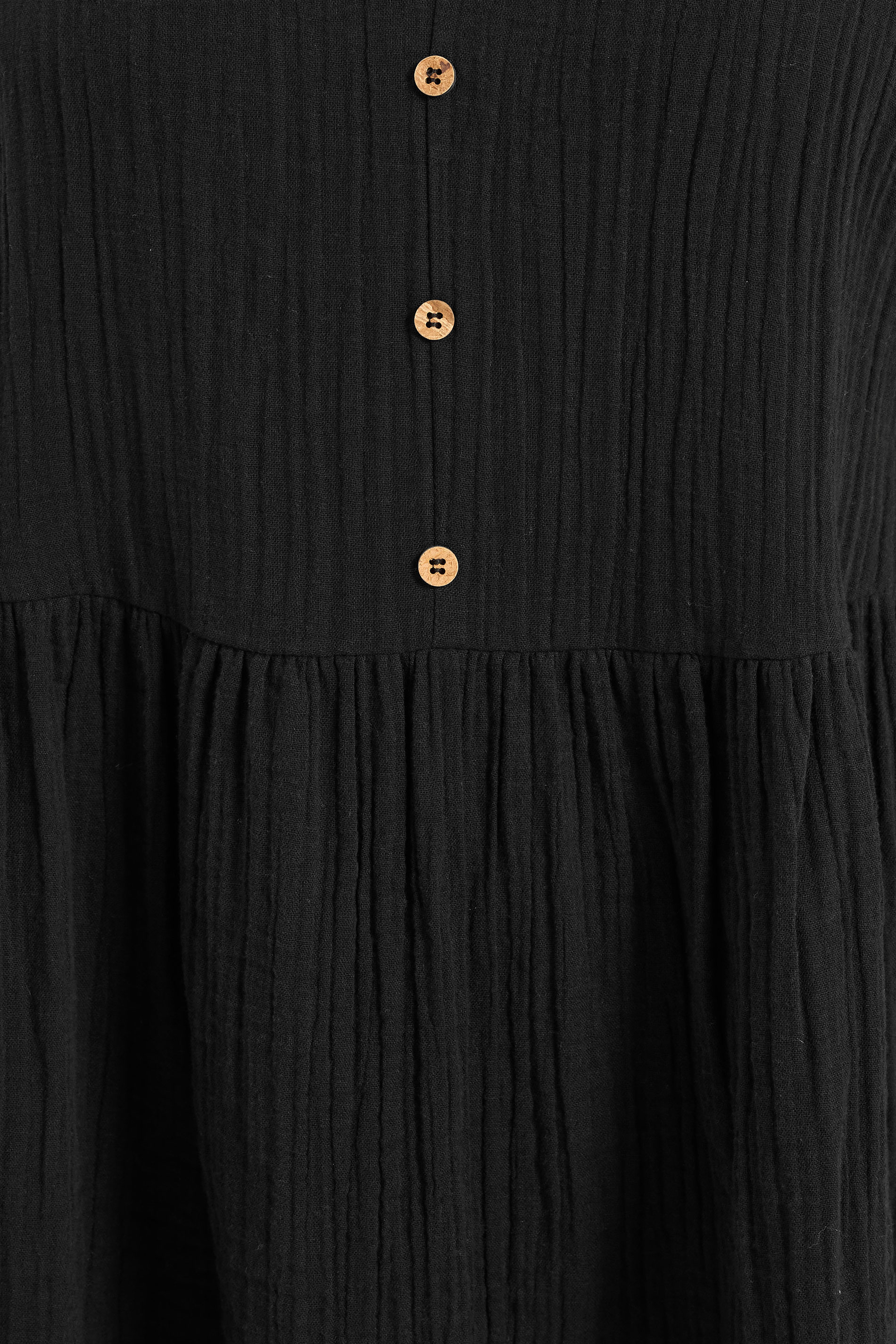 YOURS Plus Size Black Cheesecloth Sleeveless Top | Yours Clothing 4
