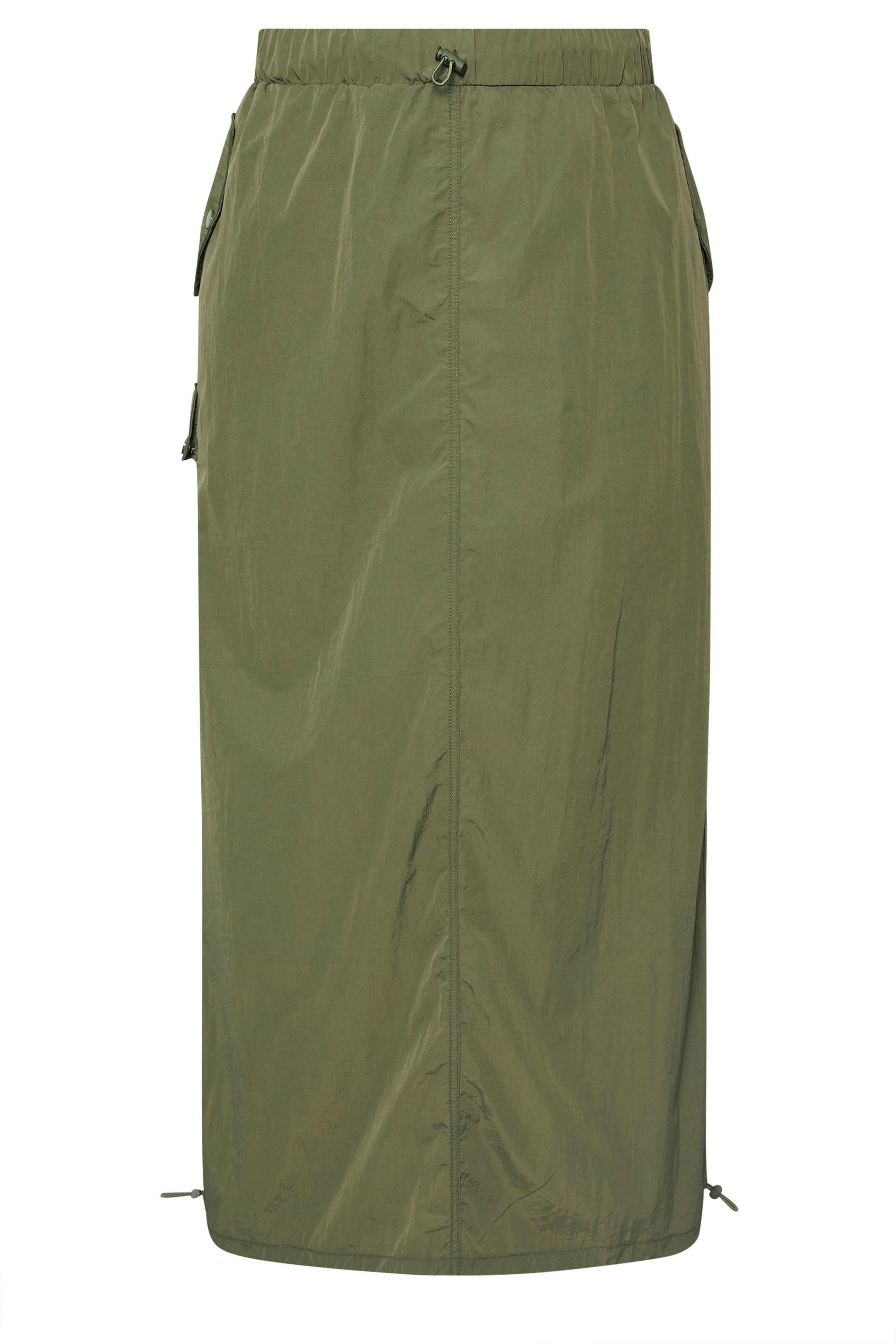 LIMITED COLLECTION Plus Size Khaki Green Cargo Maxi Skirt | Yours Clothing 5