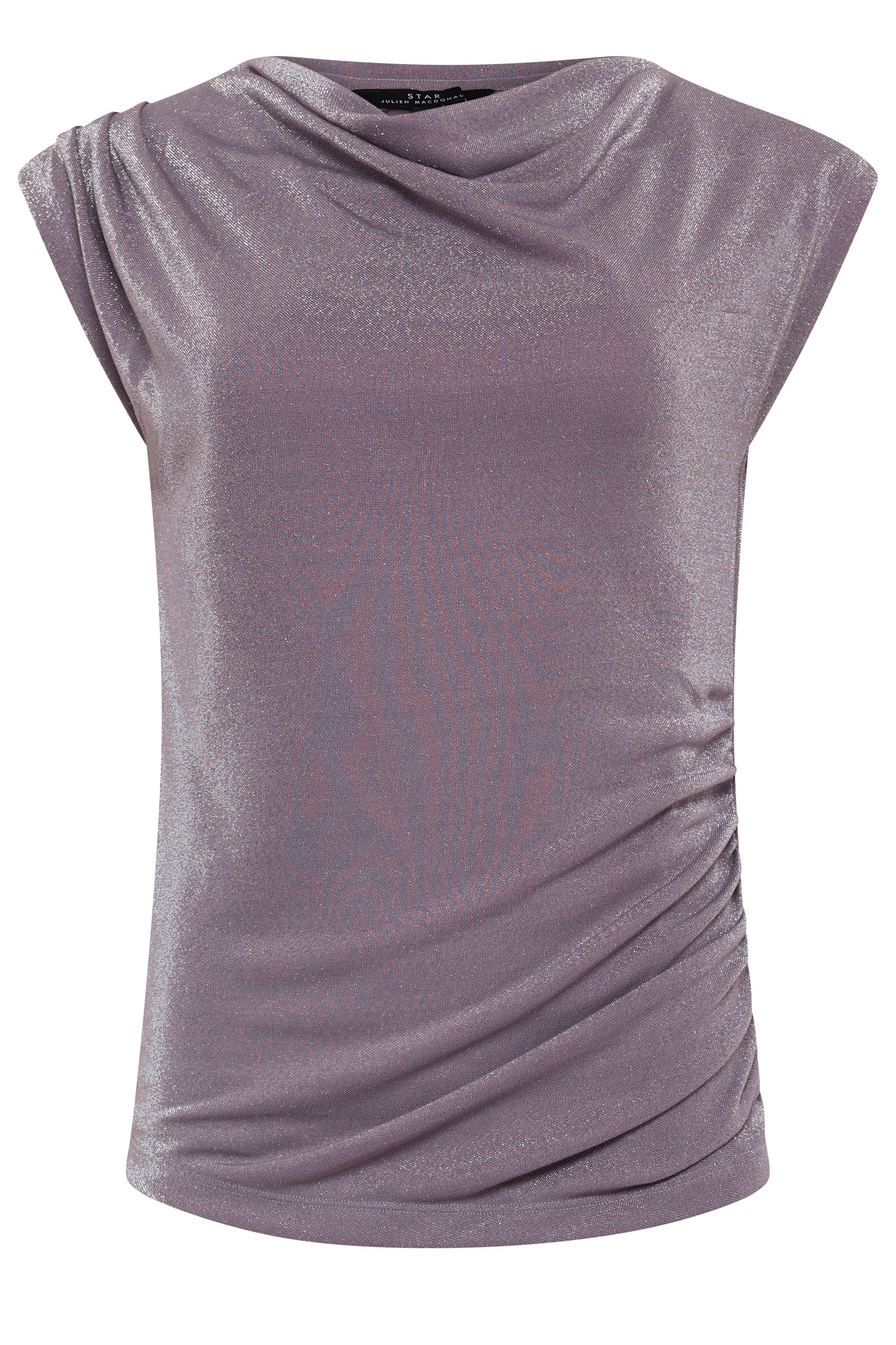 STAR Lilac Shimmer Draped Top | StarByJM 5