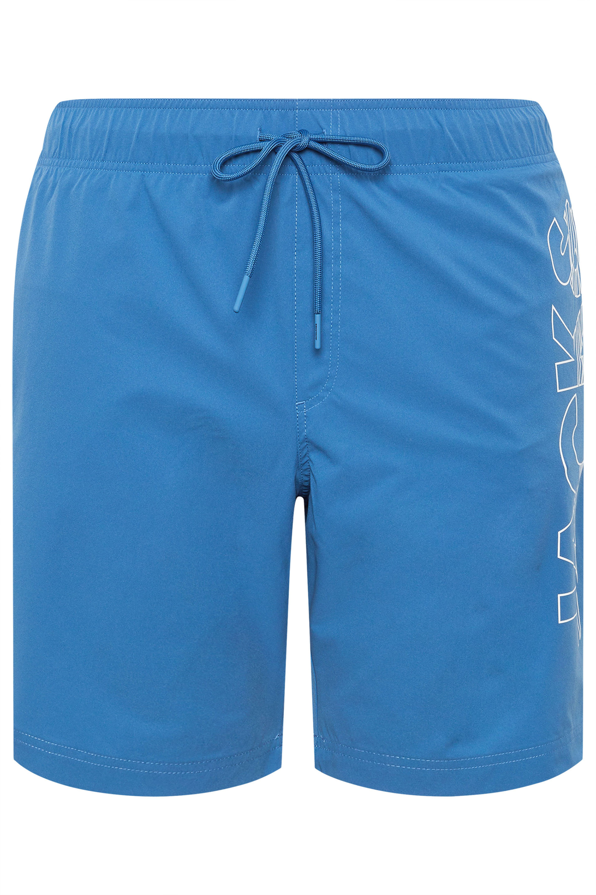 JACK & JONES Big & Tall 2 Pack Celestial Blue Swim Shorts | BadRhino 5