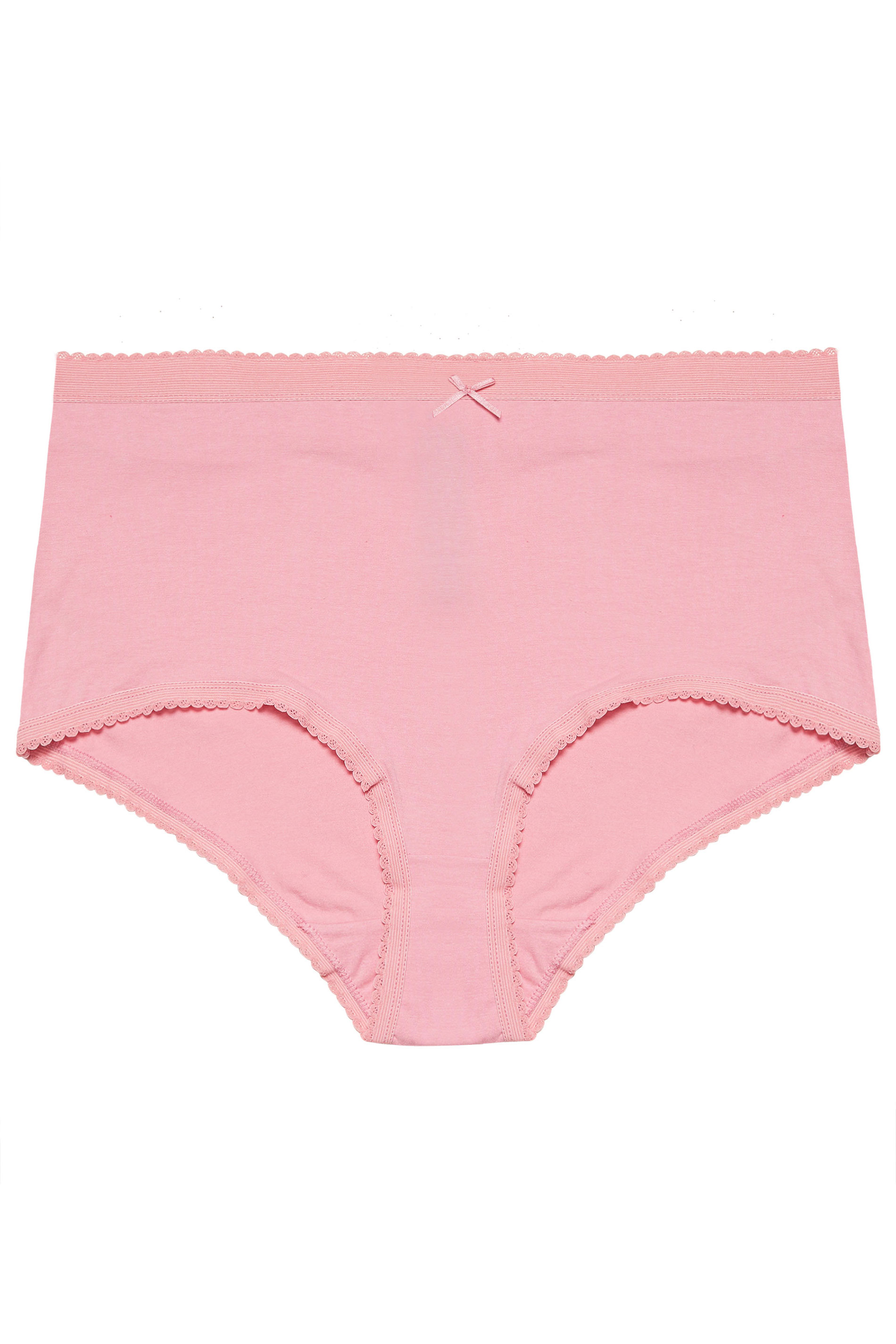 YOURS 5 PACK Plus Size Blue & Pink Floral Full Briefs | Yours Clothing 12