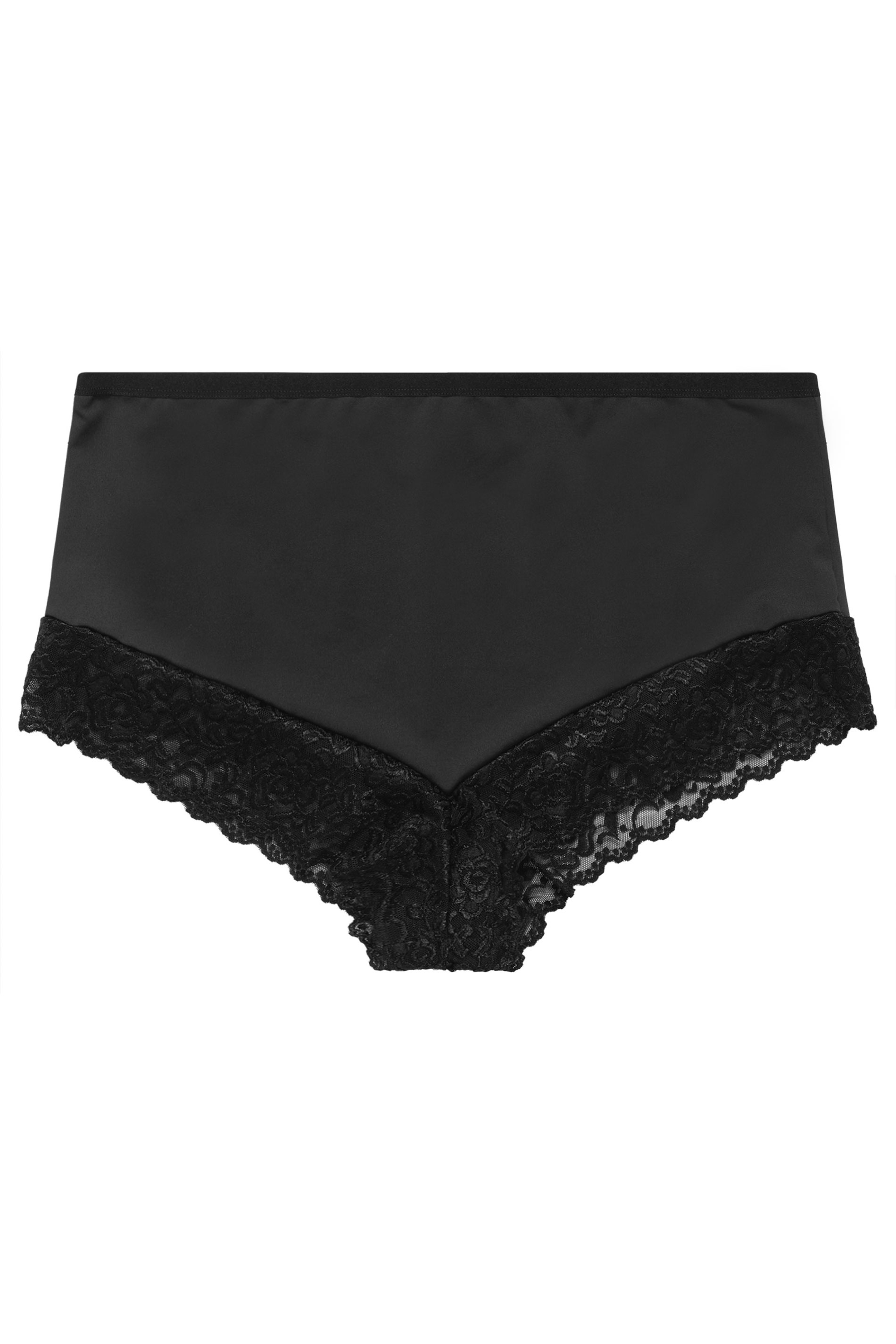 YOURSET 3 PACK Plus Size Pink Lace Trim Full Briefs | Yours Clothing 9