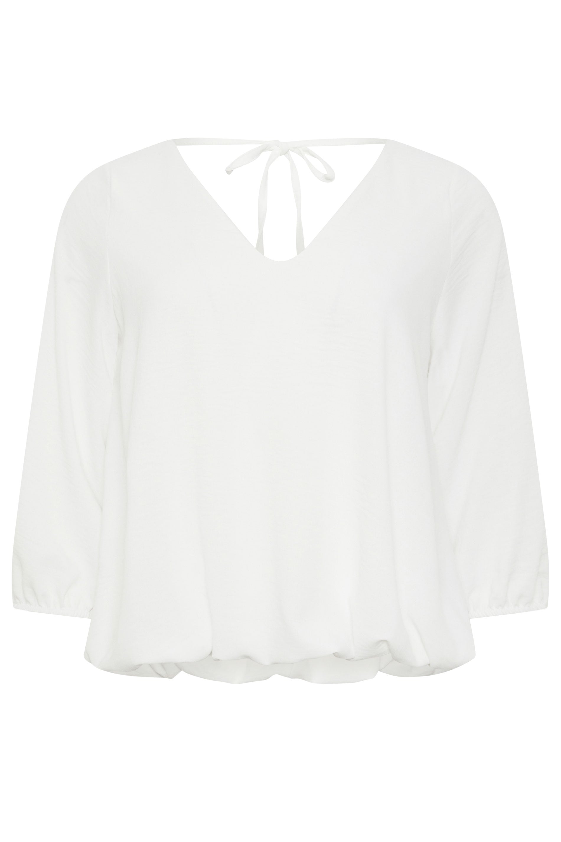 STAR White Bubble Hem Top  | StarByJM 5