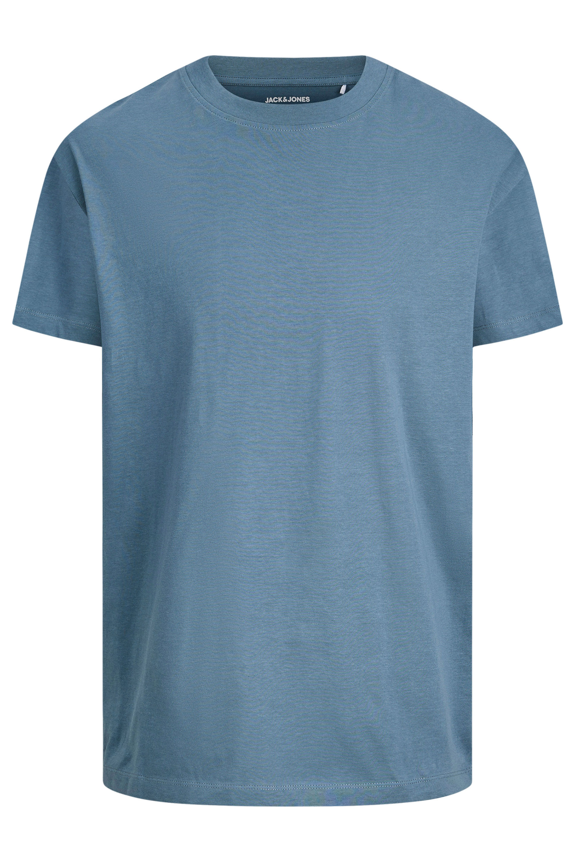 JACK & JONES Big & Tall Blue Mirage Basic T-Shirt | BadRhino 2