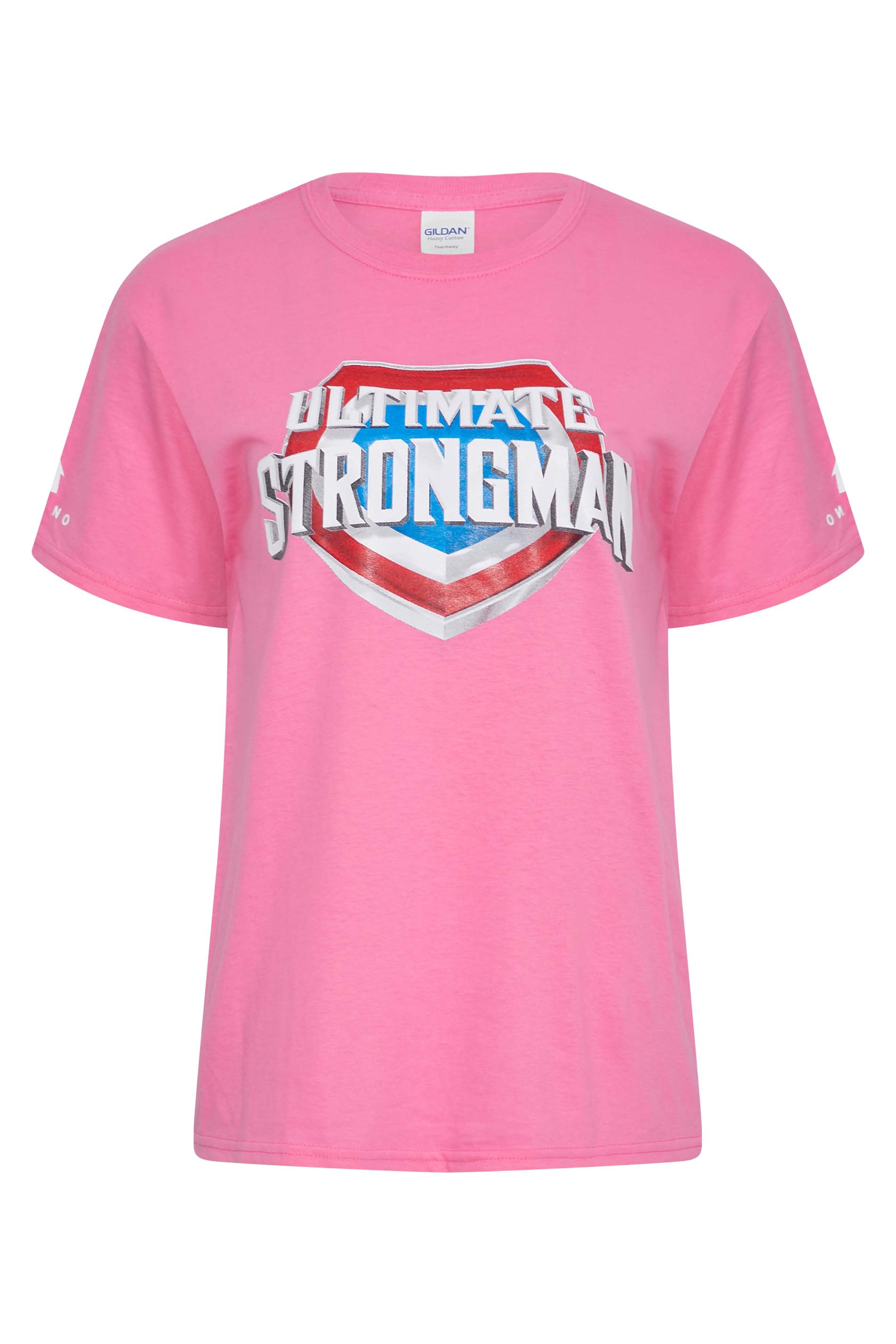 BadRhino Girls Light Pink Ultimate Strongman T-Shirt | BadRhino 1