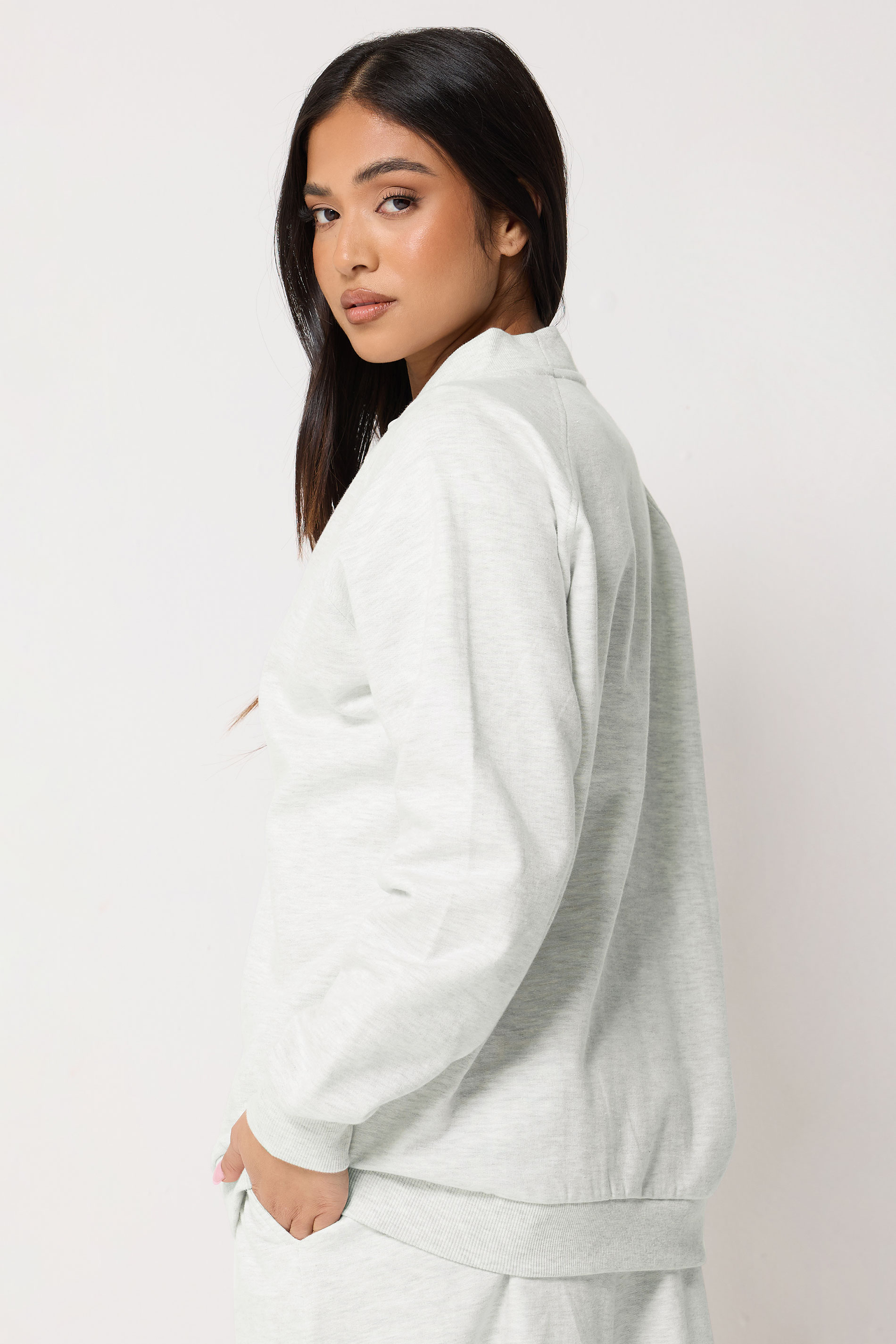 PixieGirl Petite Women's Grey Marl Cardigan | PixieGirl 2