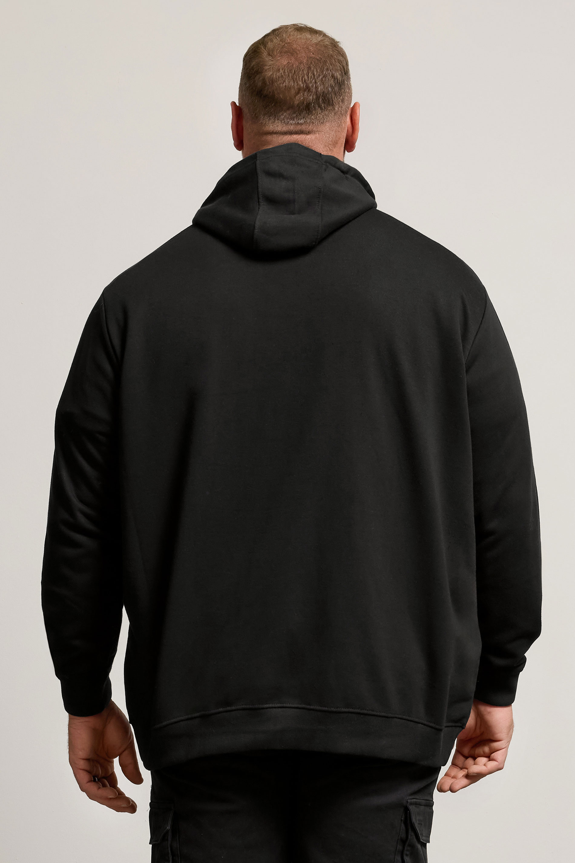 BadRhino Big & Tall Black Camo Print Utility Hoodie | BadRhino 2