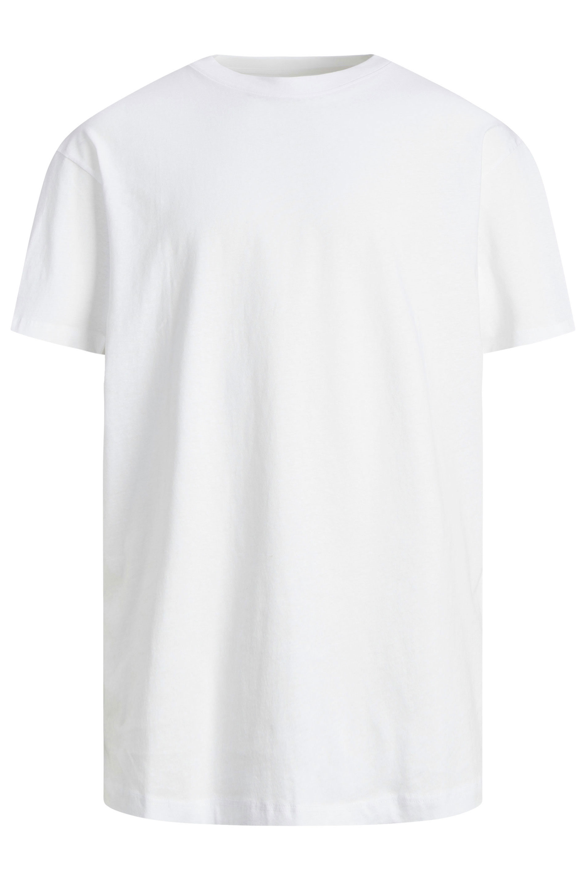 JACK & JONES Big & Tall White Oversized T-Shirt | BadRhino 1