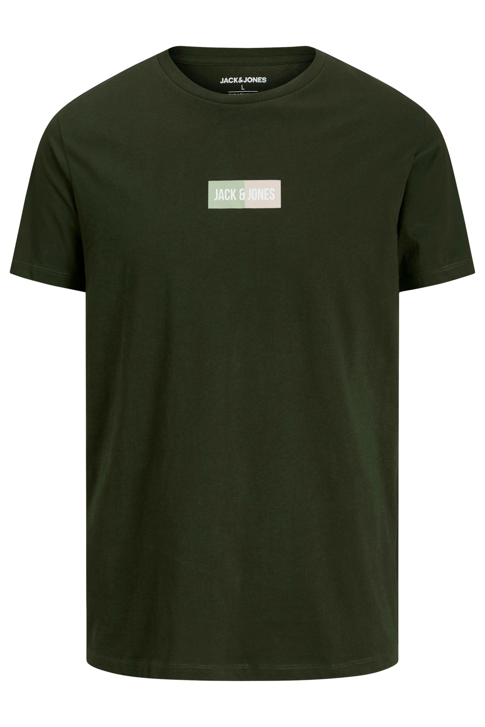 JACK & JONES Big & Tall Duffel Bag Green Pan T-Shirt | BadRhino 2
