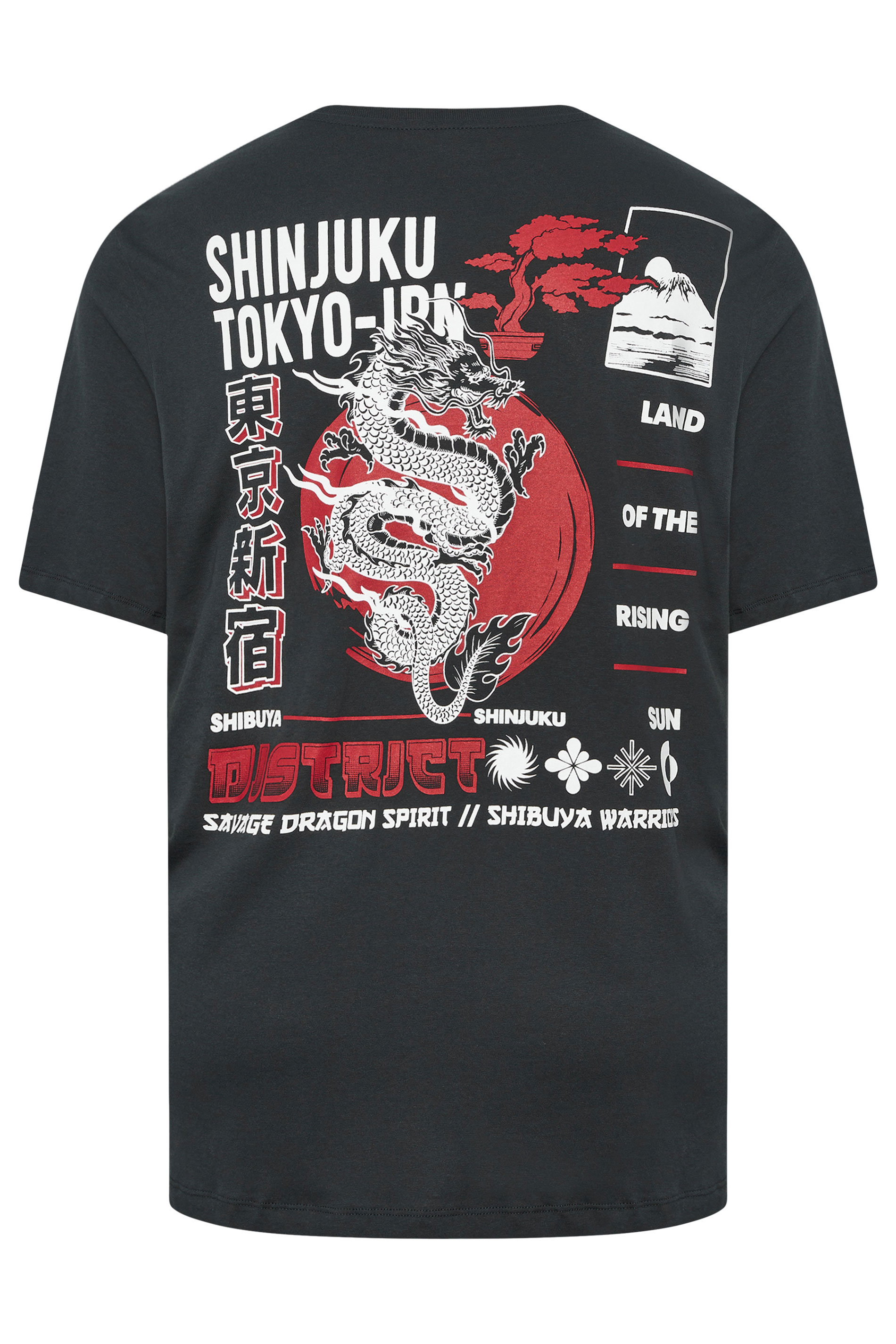 JACK & JONES Big & Tall Forest River Green Graphic T-Shirt | BadRhino 5