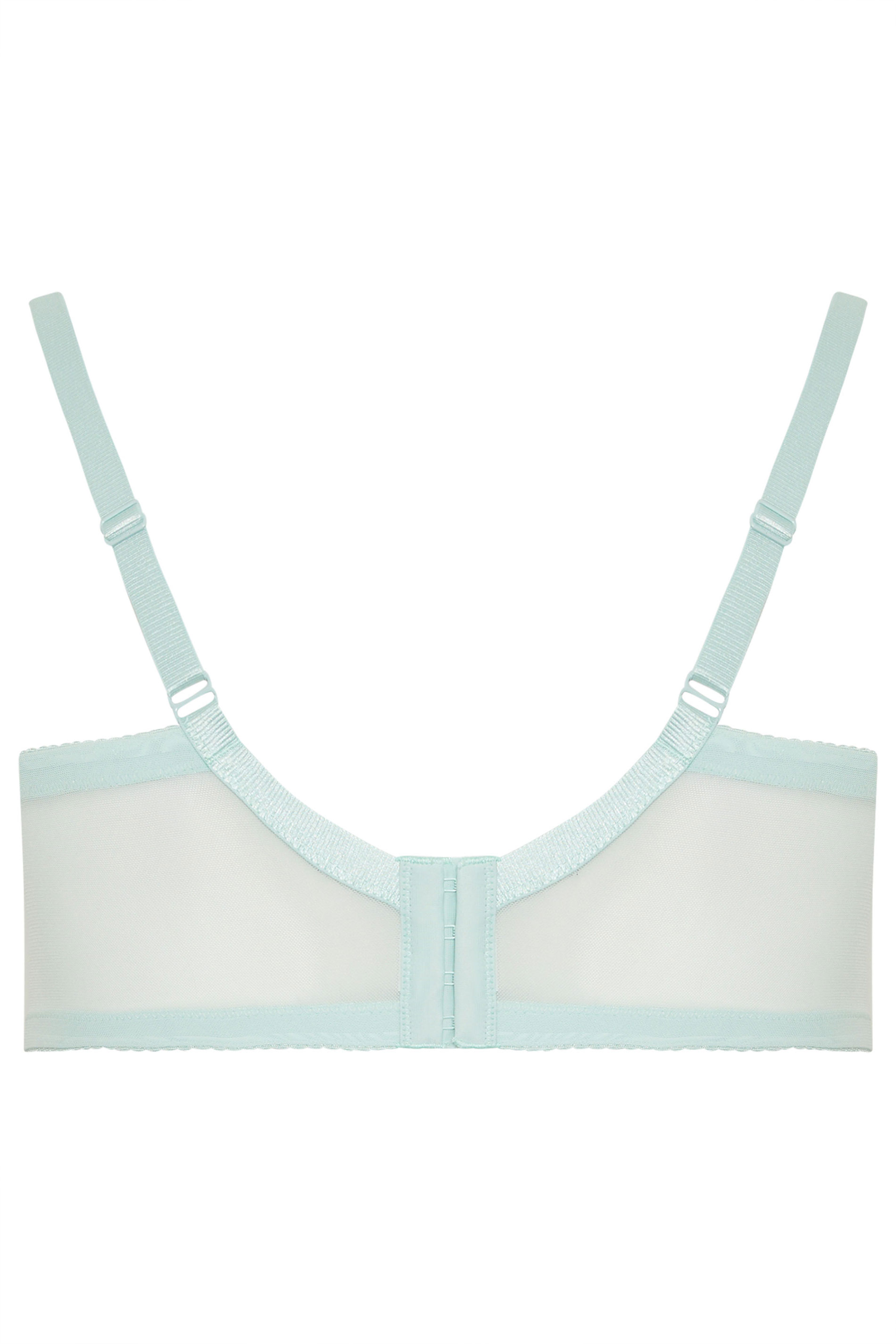 YOURSET 2 PACK Plus Size Mint Green & White Swirl Lace Bras | Yours Clothing 10