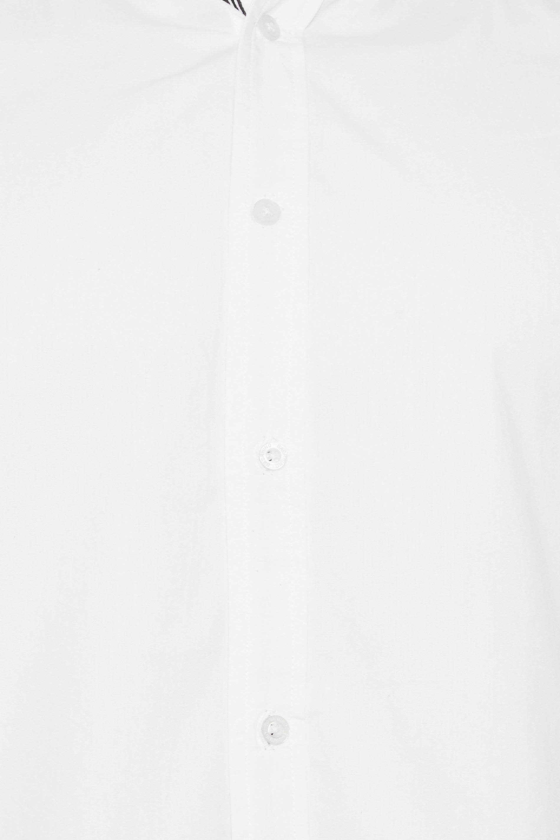 BadRhino Big & Tall 2 PACK White Long Sleeve Poplin Shirts | BadRhino 9