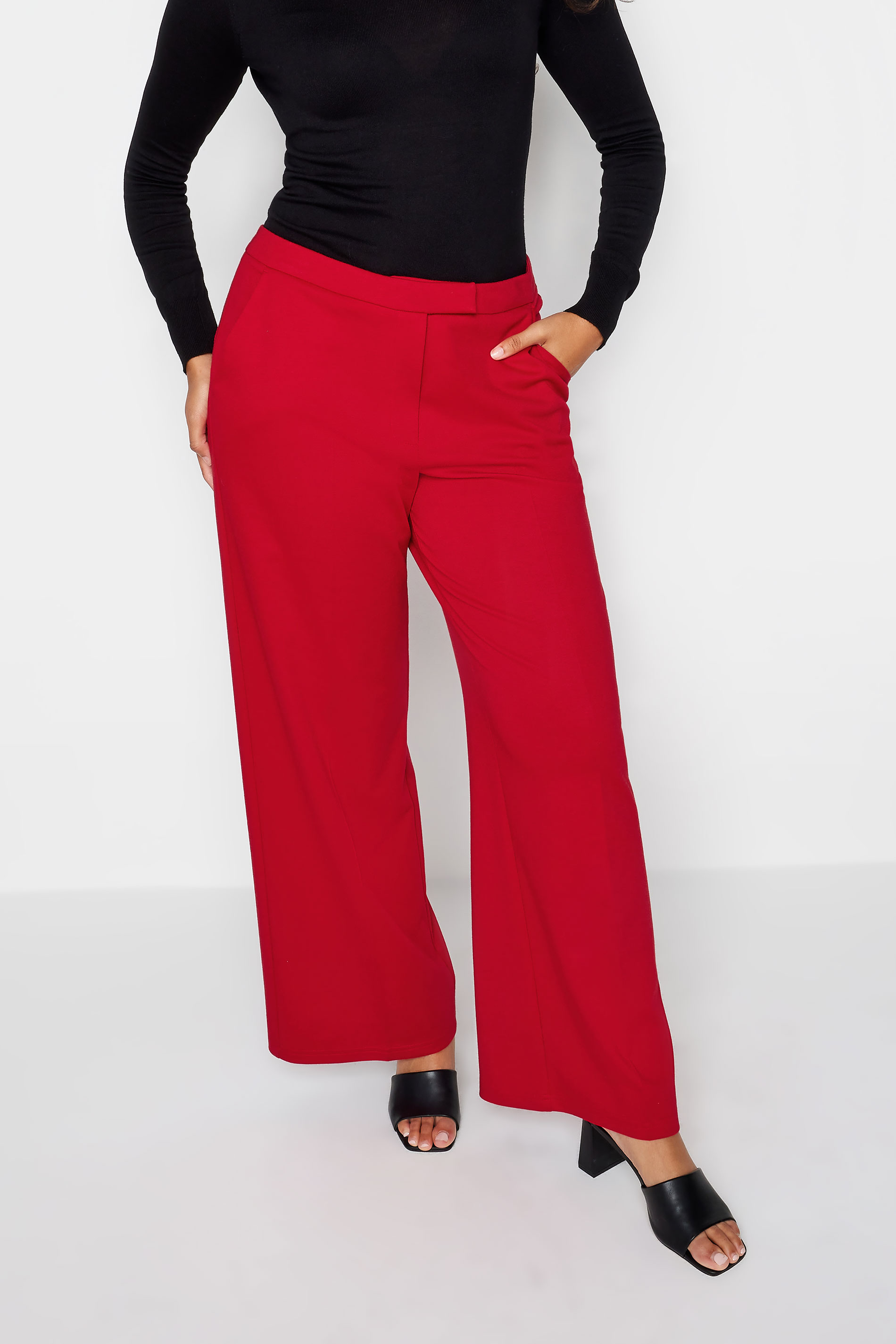 Buy ONLY Solid Polyester Regular Fit Women's Pants | Shoppers Stop