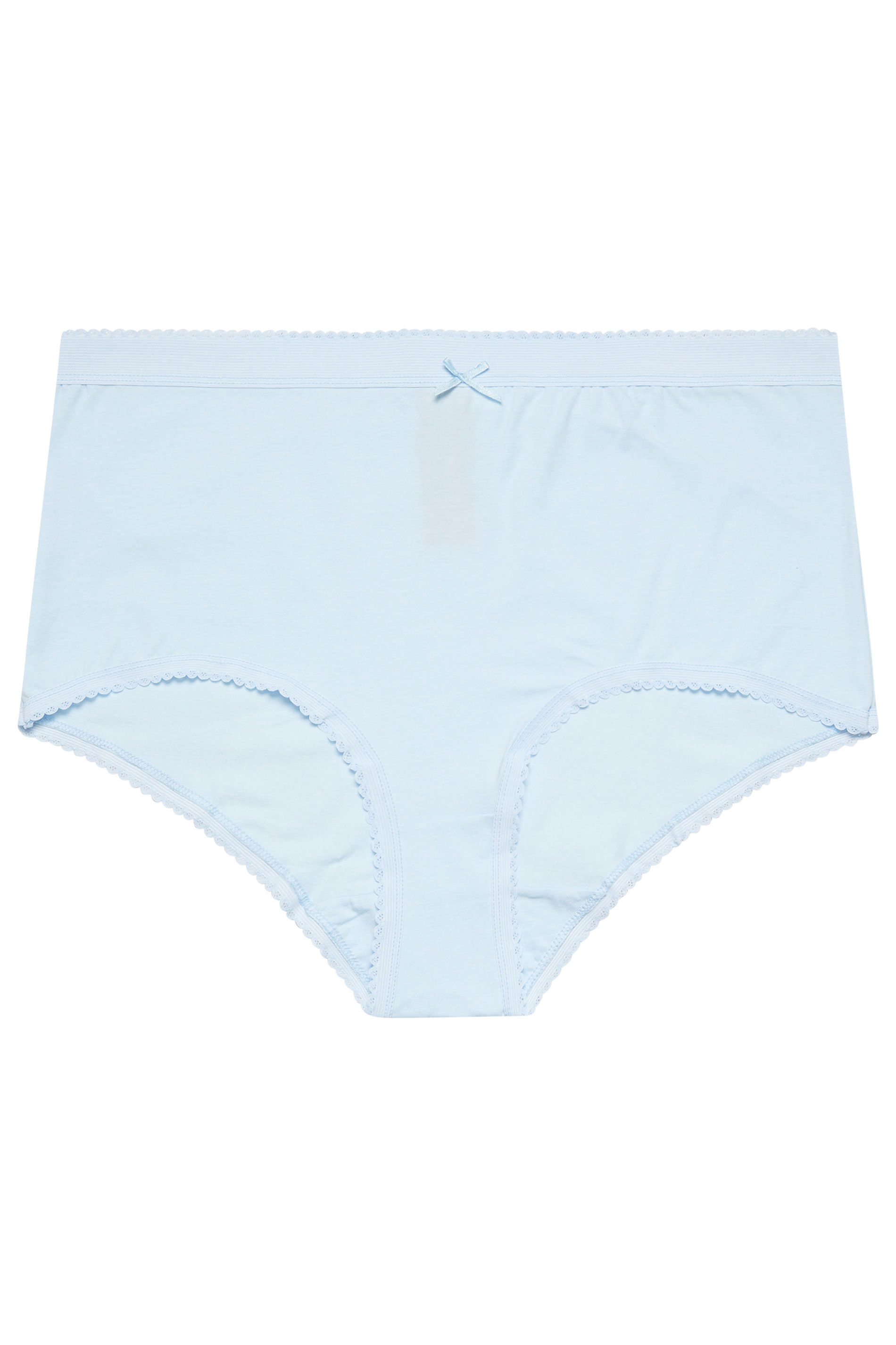 YOURS 5 PACK Plus Size Blue & Pink Floral Full Briefs | Yours Clothing 10