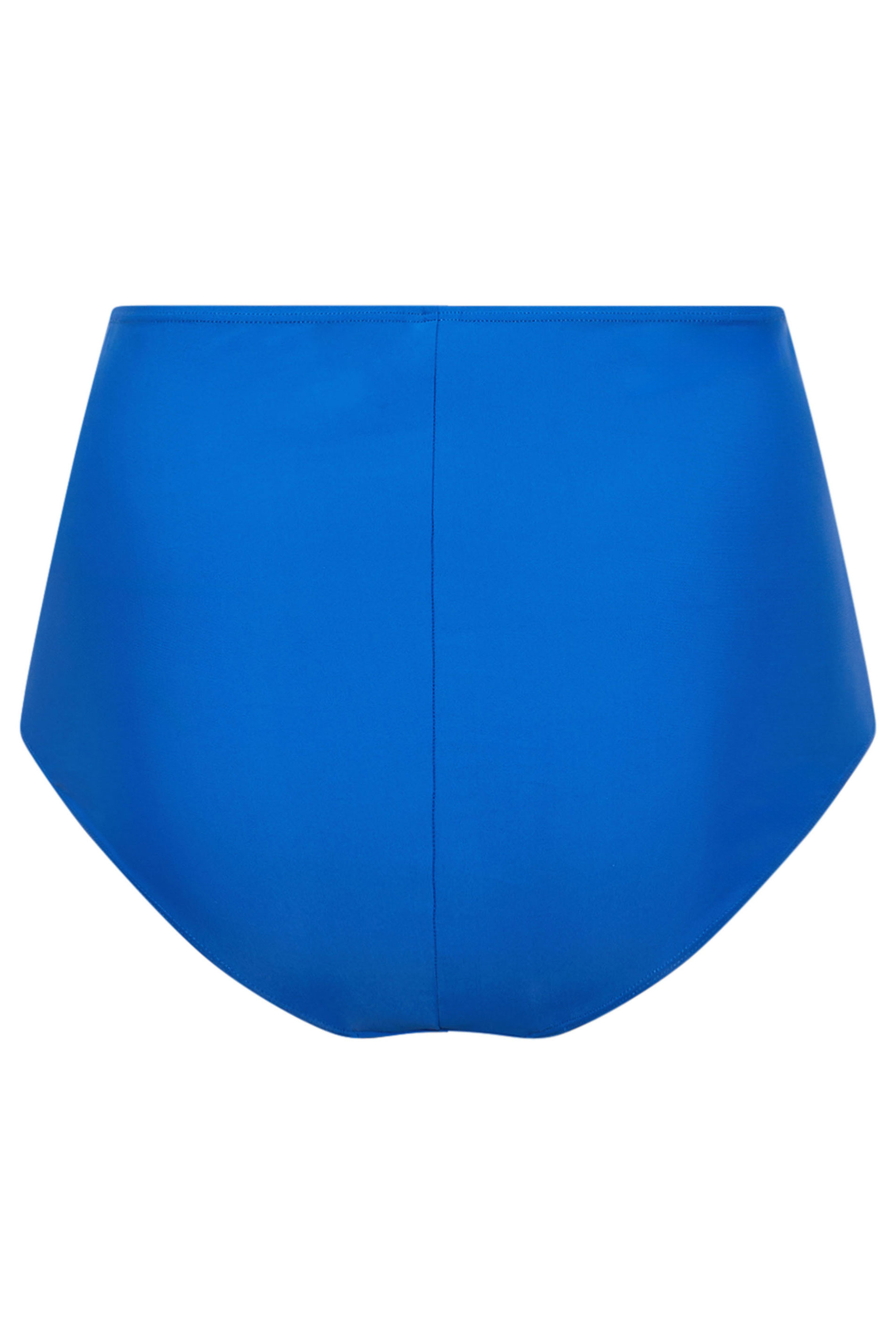 YOURS Plus Size Cobalt Blue Super High Waisted Tummy Control Bikini Briefs | Yours Clothing 2