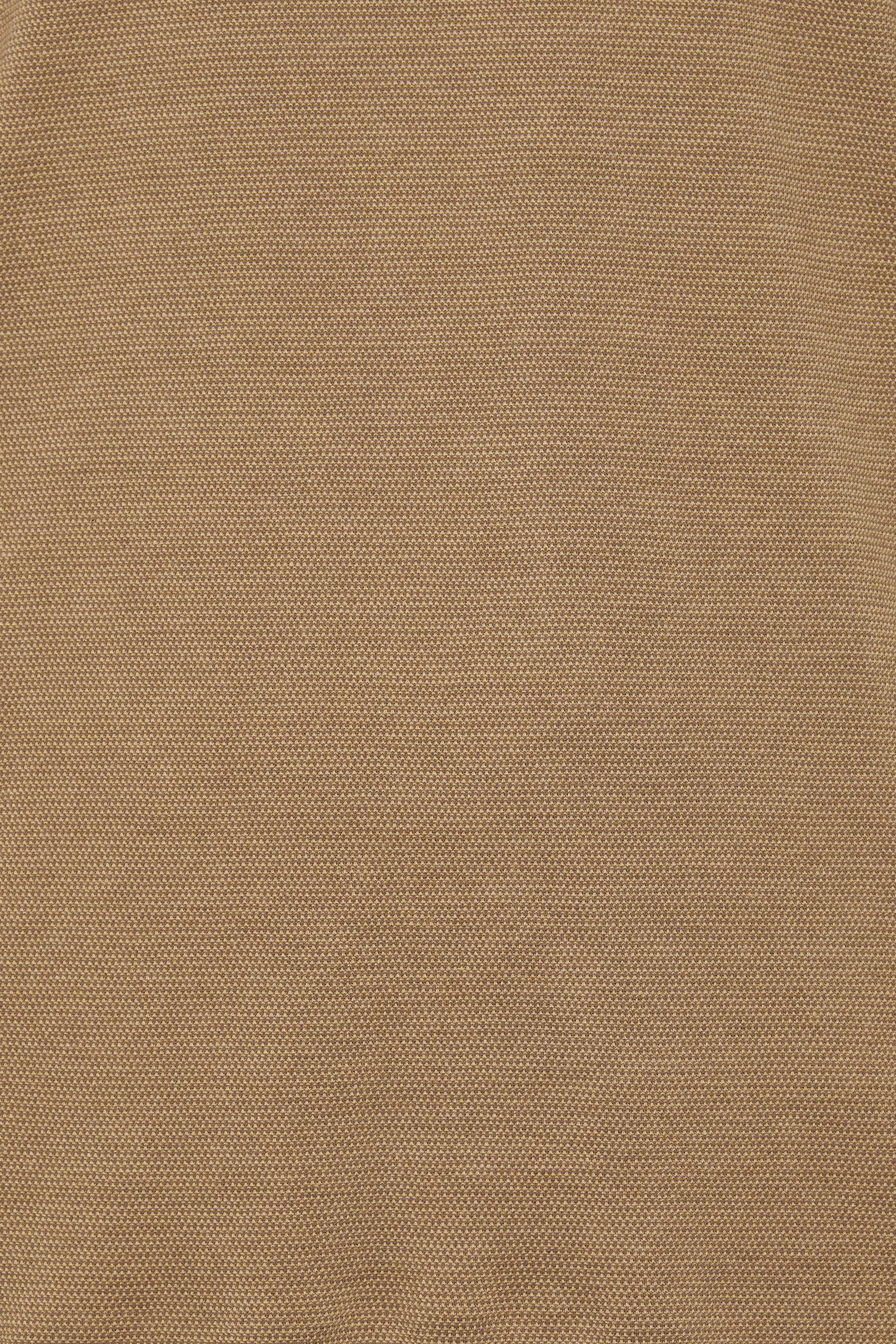 BadRhino Big & Tall Tan Brown Textured Tipped Polo Shirt | BadRhino 2