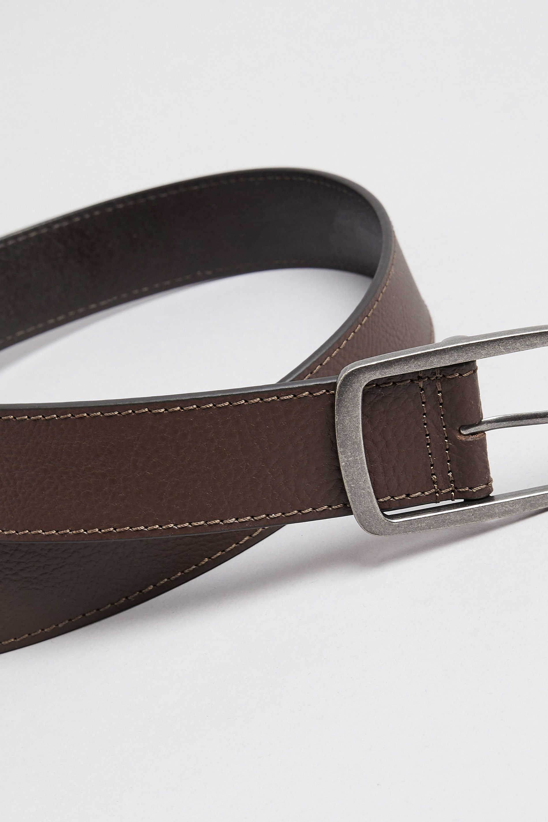 BadRhino Brown Plain Leather Belt | BadRhino 2