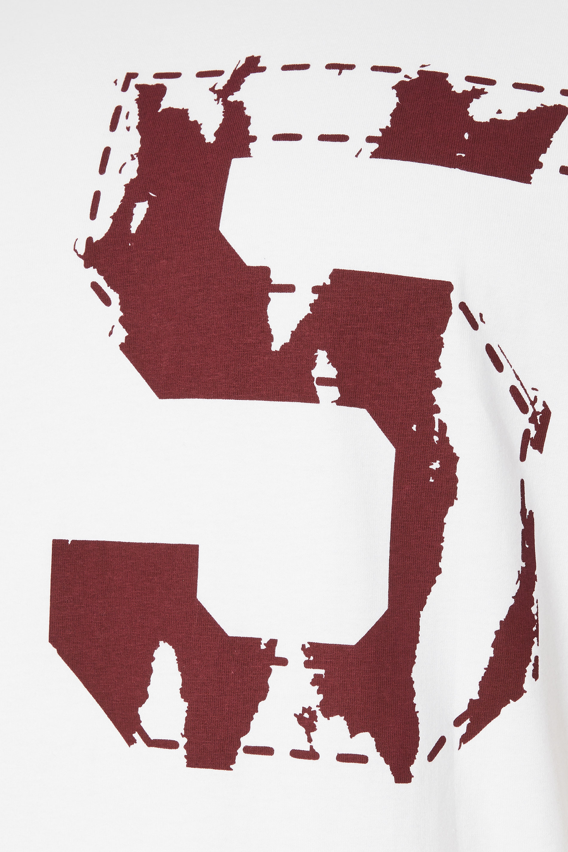 BadRhino Big & Tall Red & White 15 Raglan Football T-Shirt | BadRhino 6