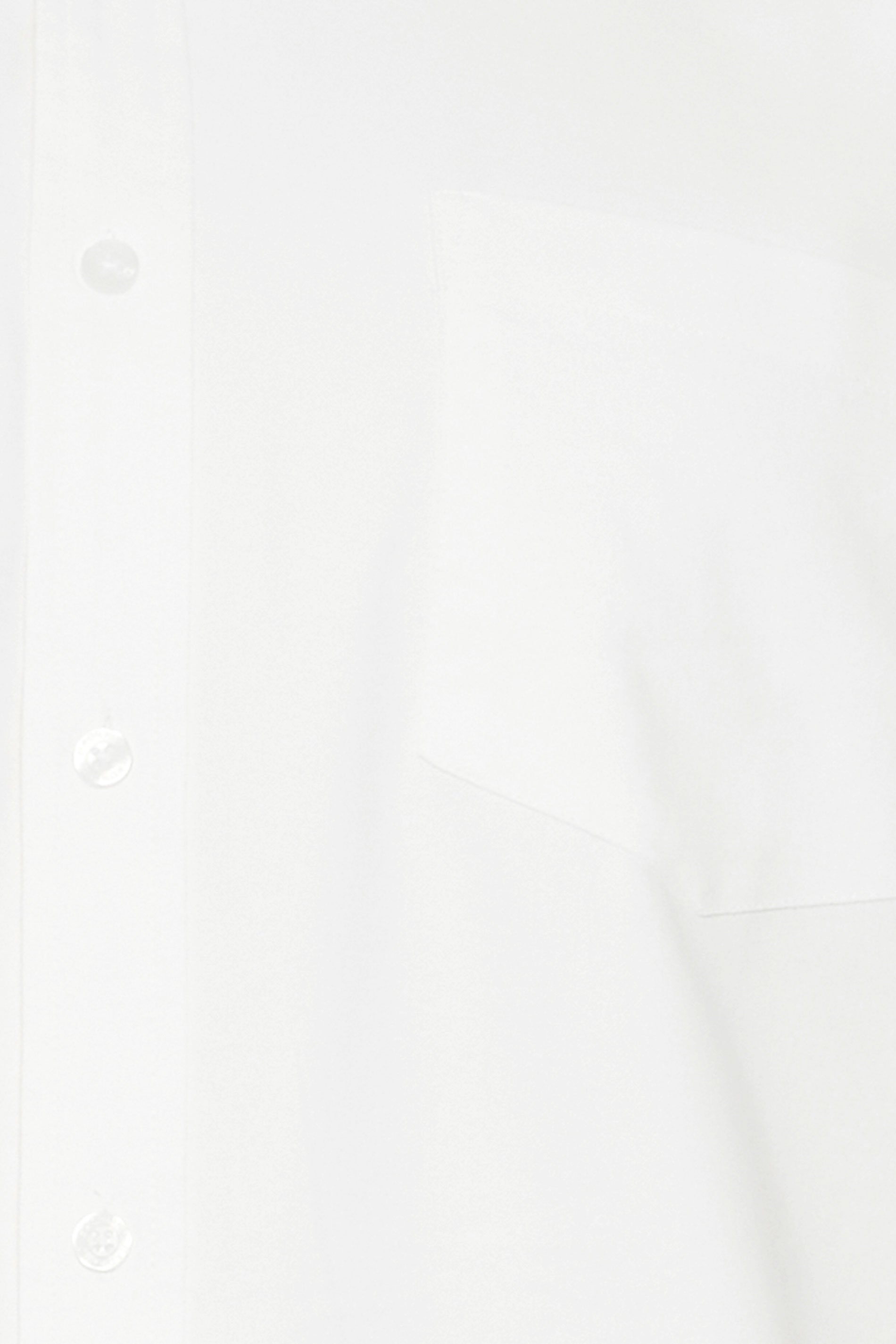 BadRhino Big & Tall Premium White Short Sleeve Oxford Cotton Shirt 1