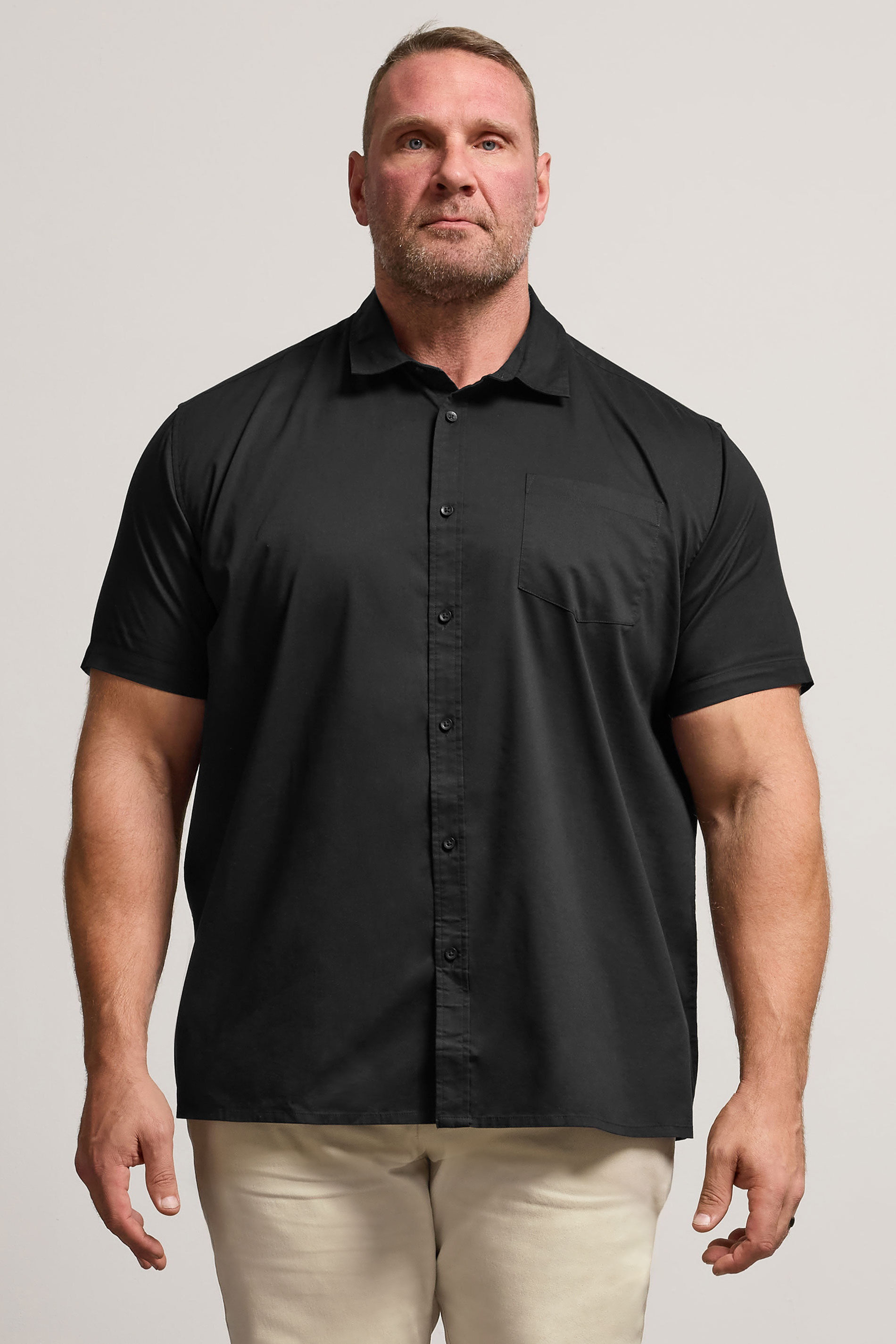 BadRhino Big & Tall Black Short Sleeve Shirt 3